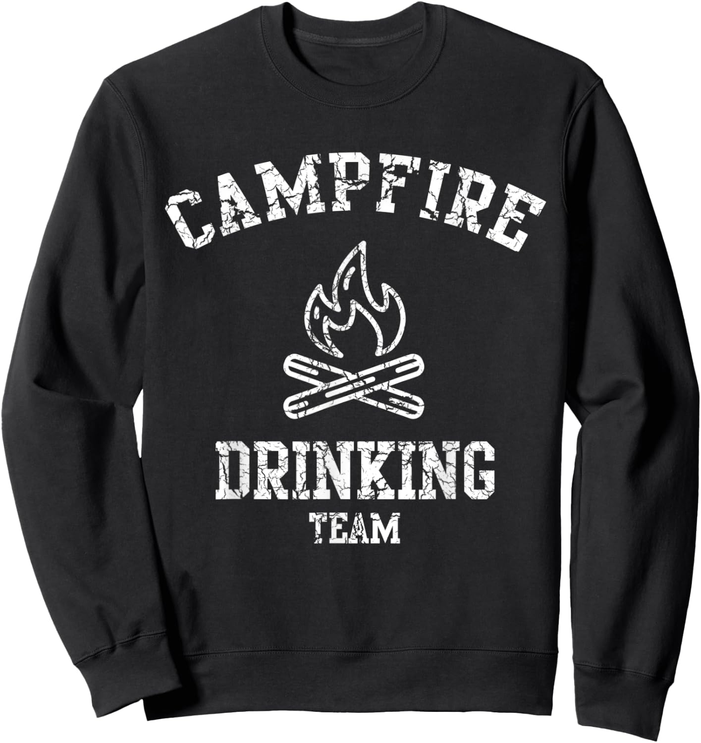 Campfire Drinking Team Sweatshirt - Sweatshirt | Black