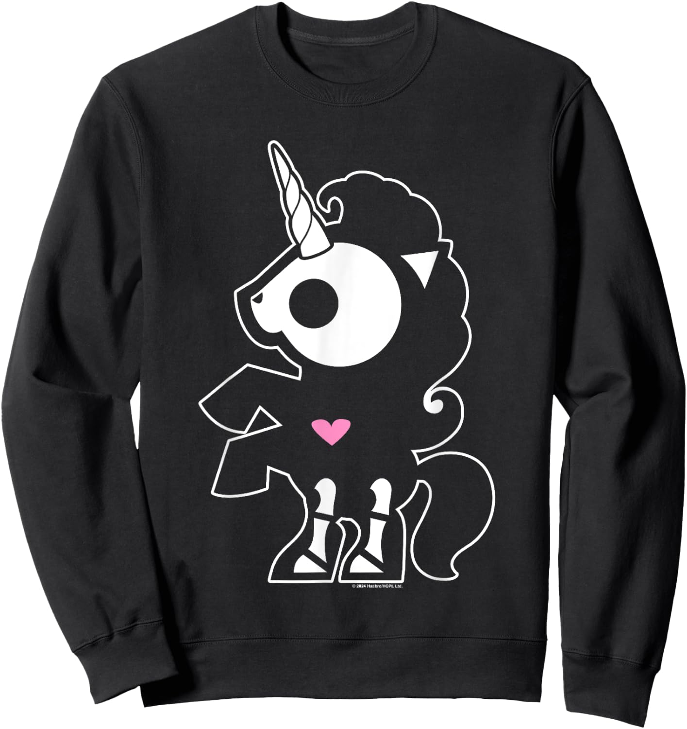 Skelanimals Big Bonita The Unicorn Spooky Cute Portrait Sweatshirt - Sweatshirt | Black