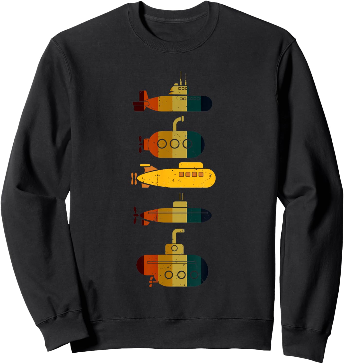 Submarine Game Yellow Submarines Submarine Nautiluss Sweatshirt - Sweatshirt | Black