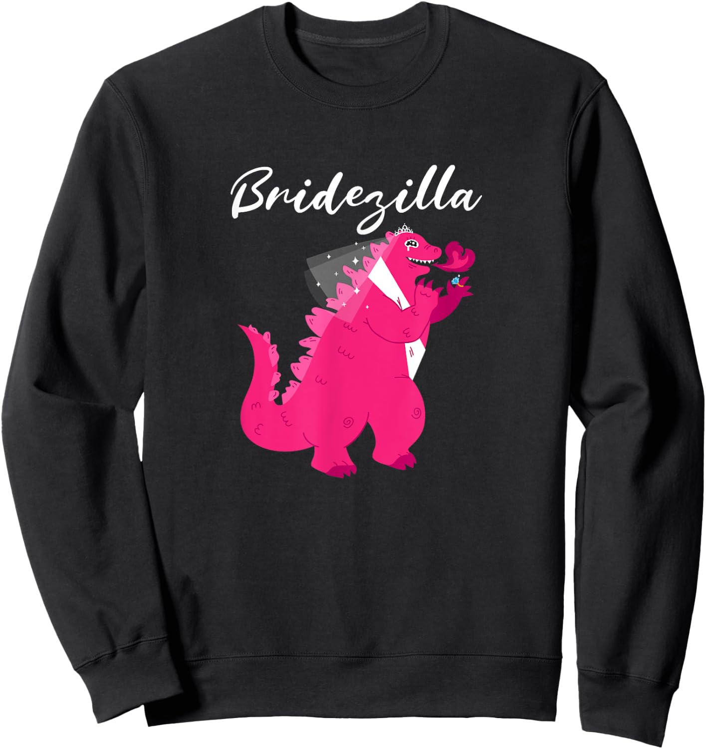 Bridezilla Bachelorette Party Wedding Honymoon Bride Gift Sweatshirt - Sweatshirt | Black