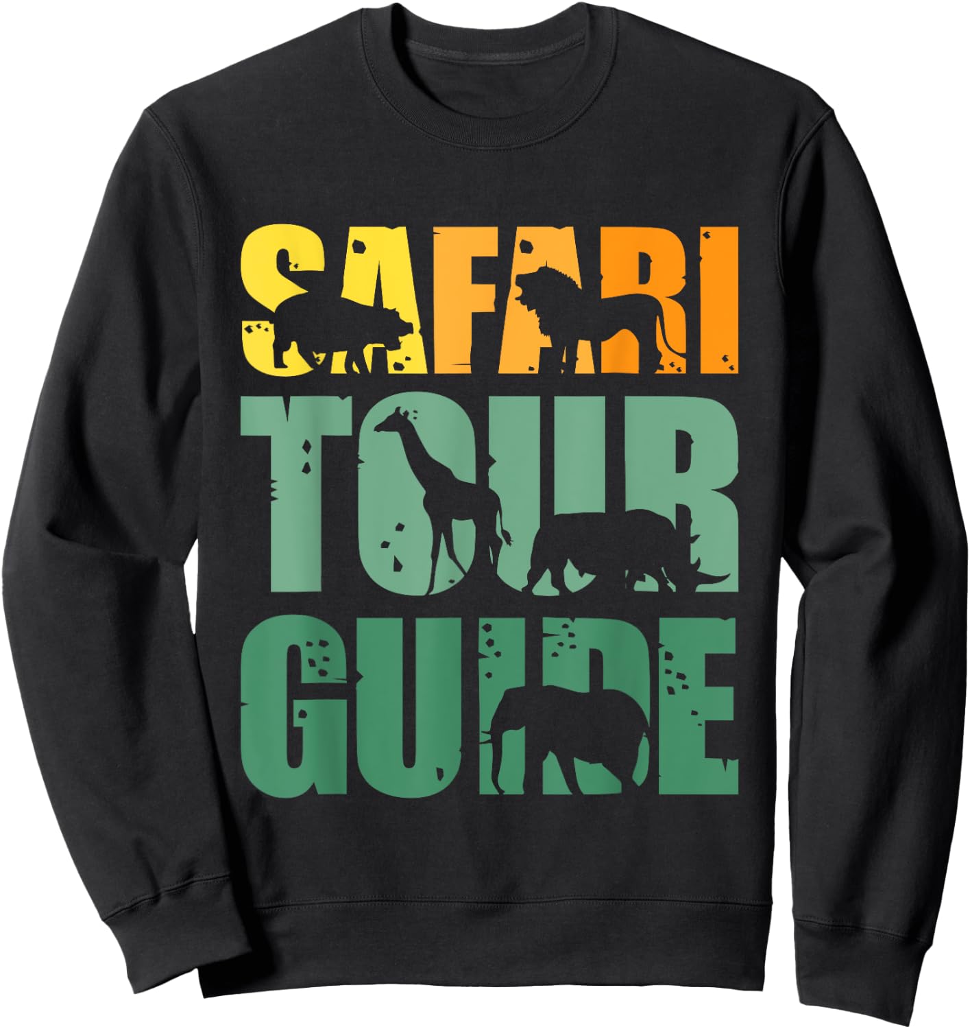 Safari Tour Guide Safari Outfit Safari Costume Safari Sweatshirt - Sweatshirt | Black