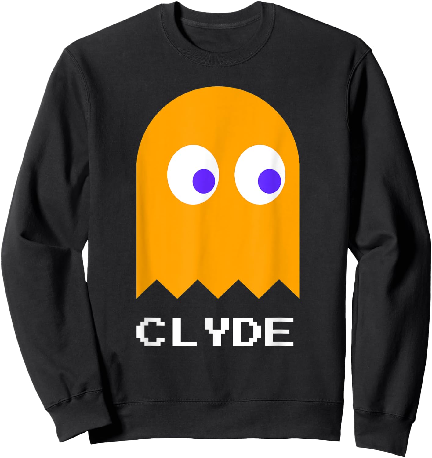 Retro Gamer Nerd CLYDE Halloween Costume Sweatshirt - Sweatshirt | Black