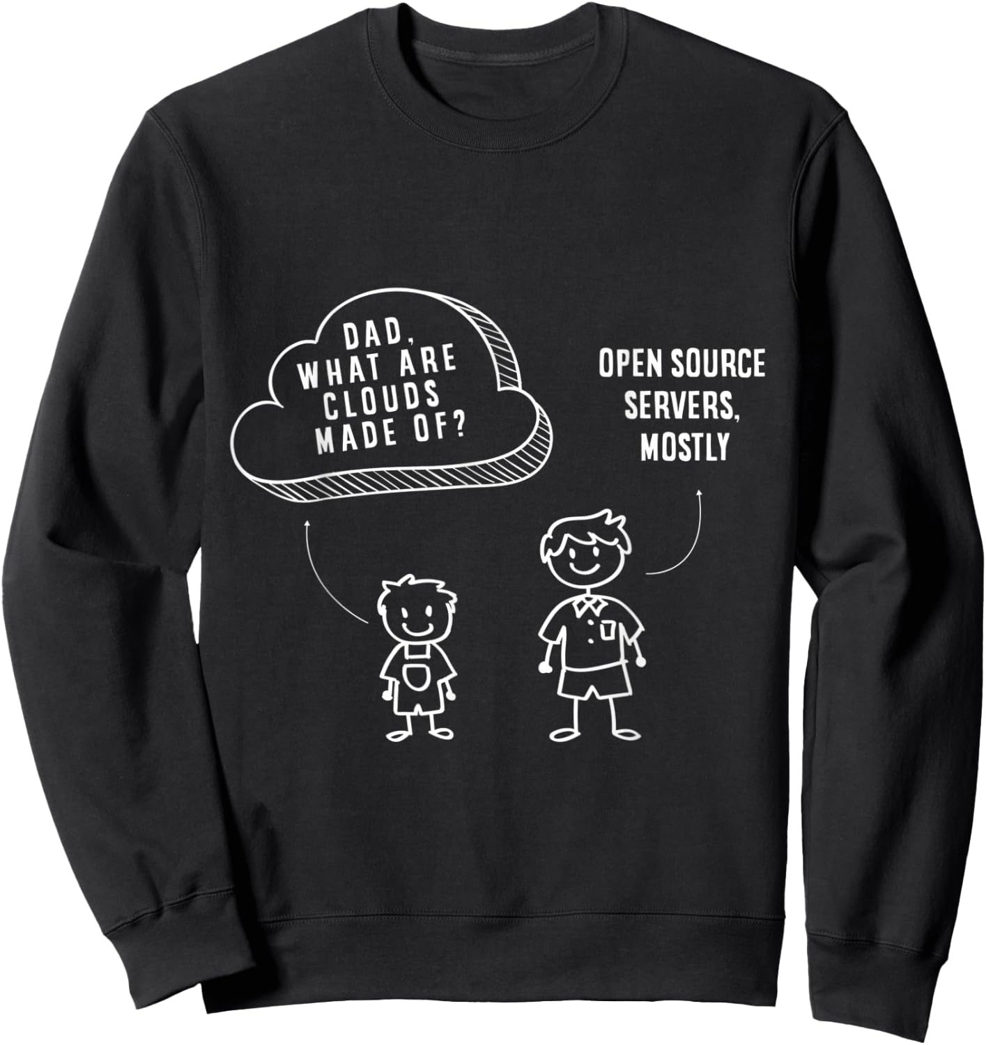 Cybersecurity Engineer Helpdesk Support Funny Datacenter Sweatshirt - Sweatshirt | Black