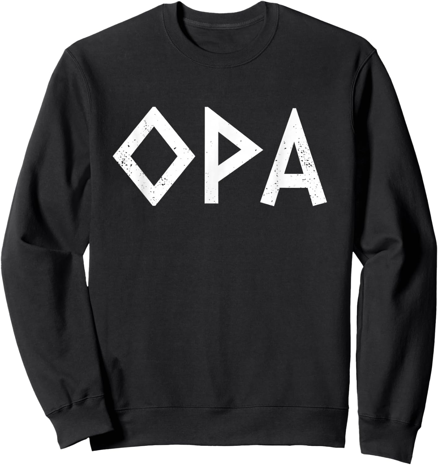 Opa Ancient Greek Pride Greek Flag Funny Greek Party Greece Sweatshirt - Sweatshirt | Black