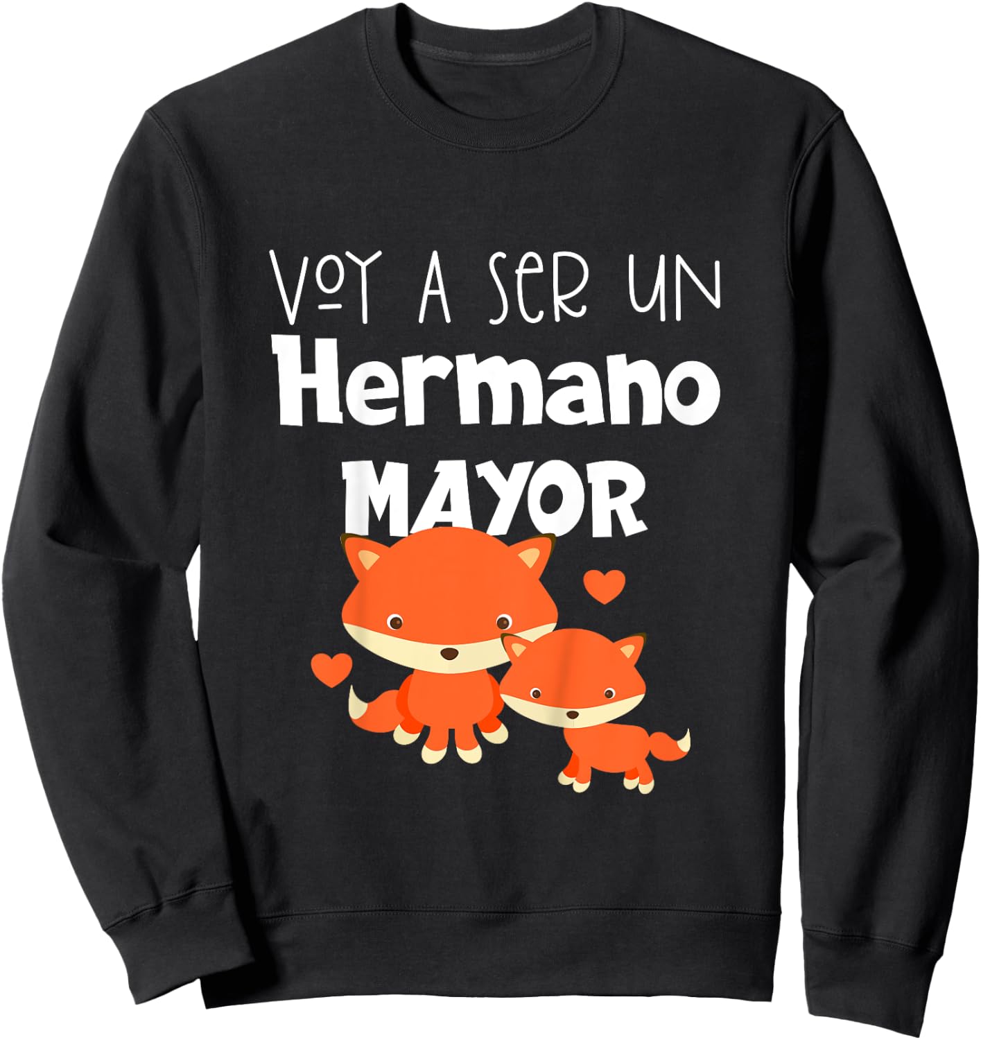 Voy A Ser Un Hermano Mayor Sweatshirt - Sweatshirt | Black