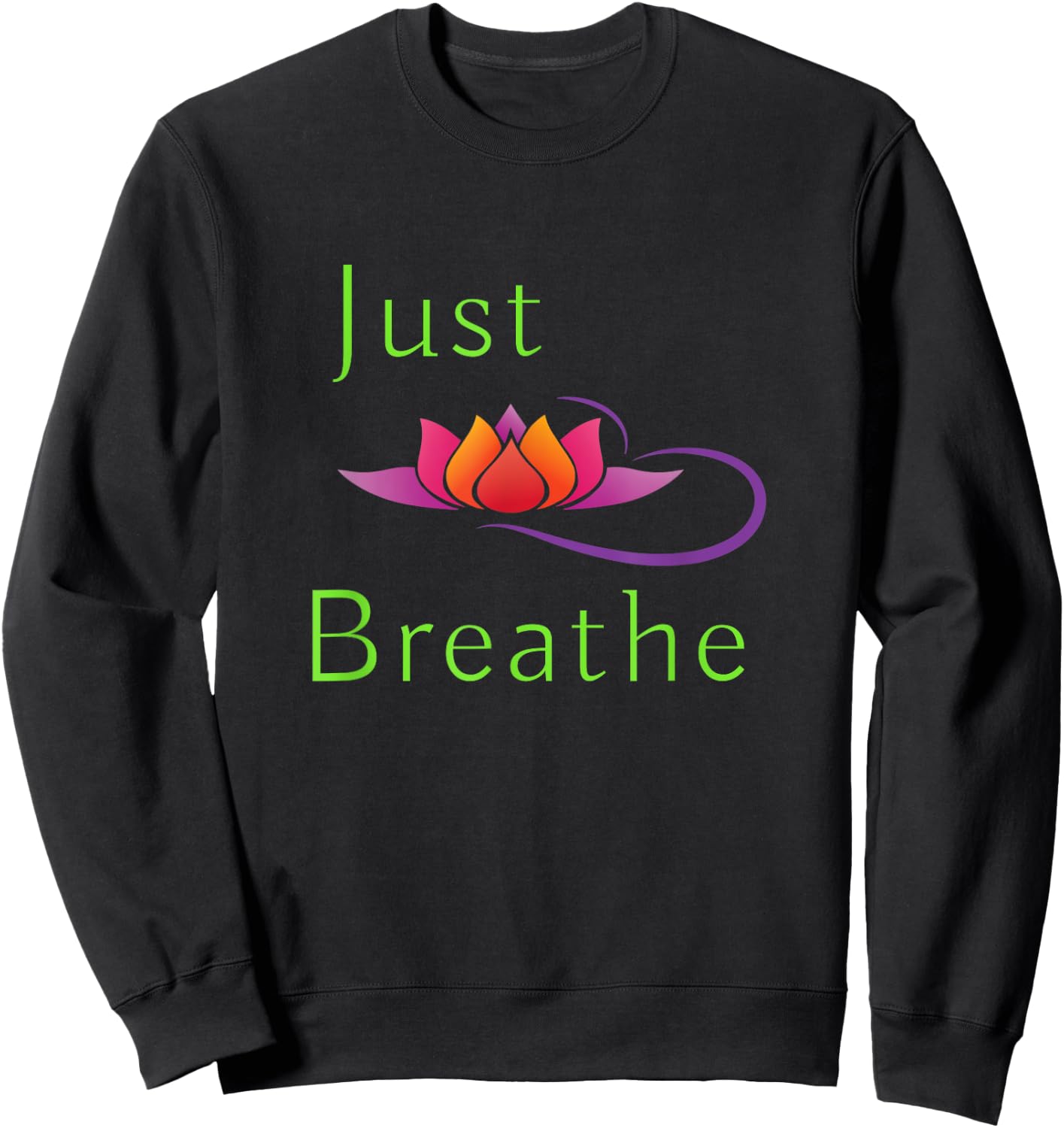 Just Breathe Sweatshirt - Sweatshirt | Black