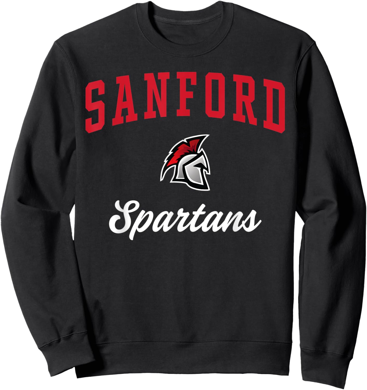 Sanford High School Spartans Sweatshirt - Sweatshirt | Black