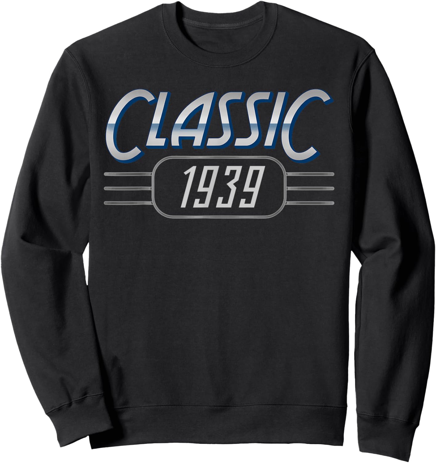 CLASSIC 1939 Birthday Vintage Born In 1939 Sweatshirt - Sweatshirt | Black
