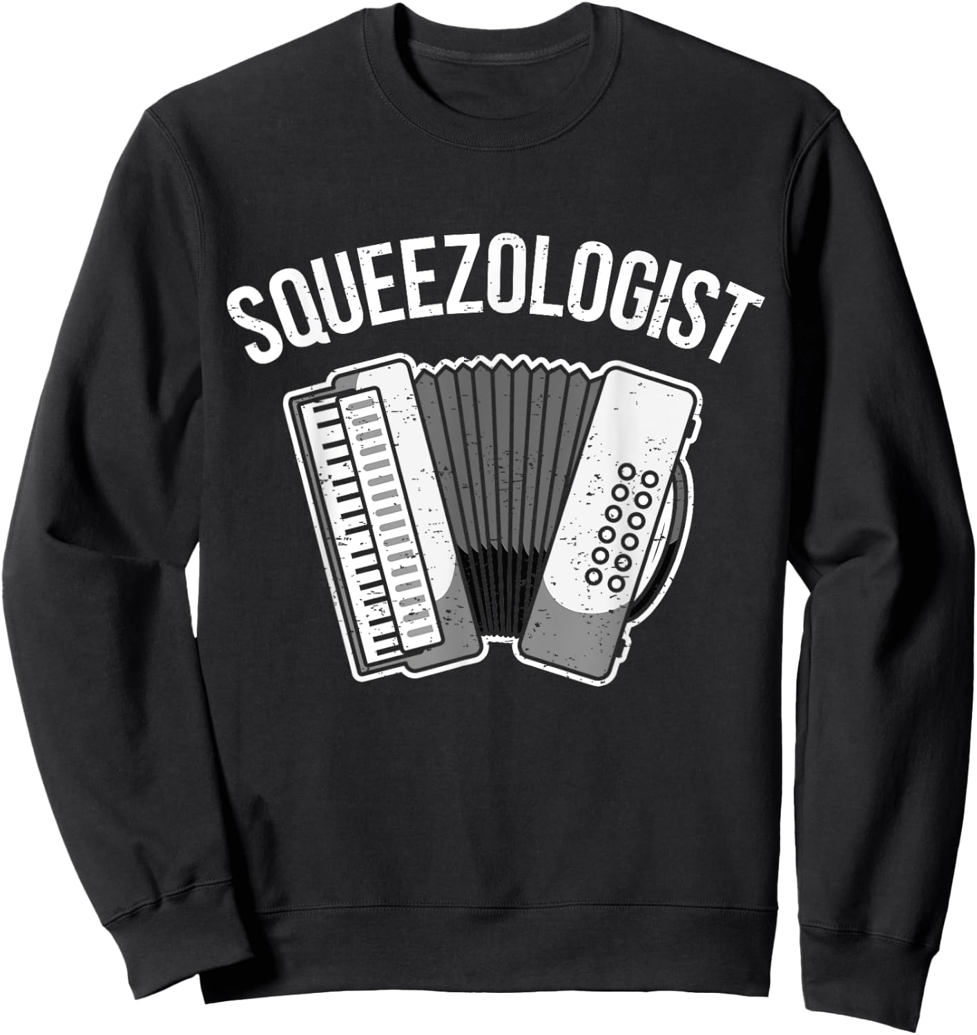 Accordion Player Schiffer Piano Accordion Sweatshirt - Sweatshirt | Black