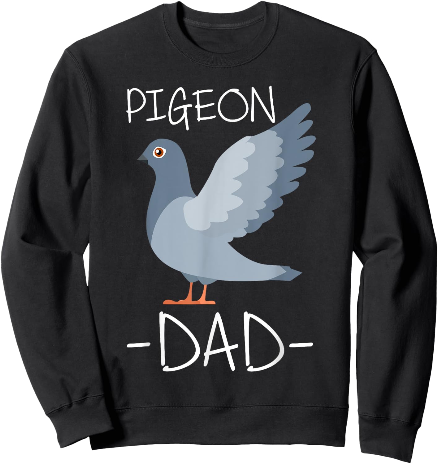 Pigeon Dad Daddy Breeder Pigeon Racing Gift Sweatshirt - Sweatshirt | Black