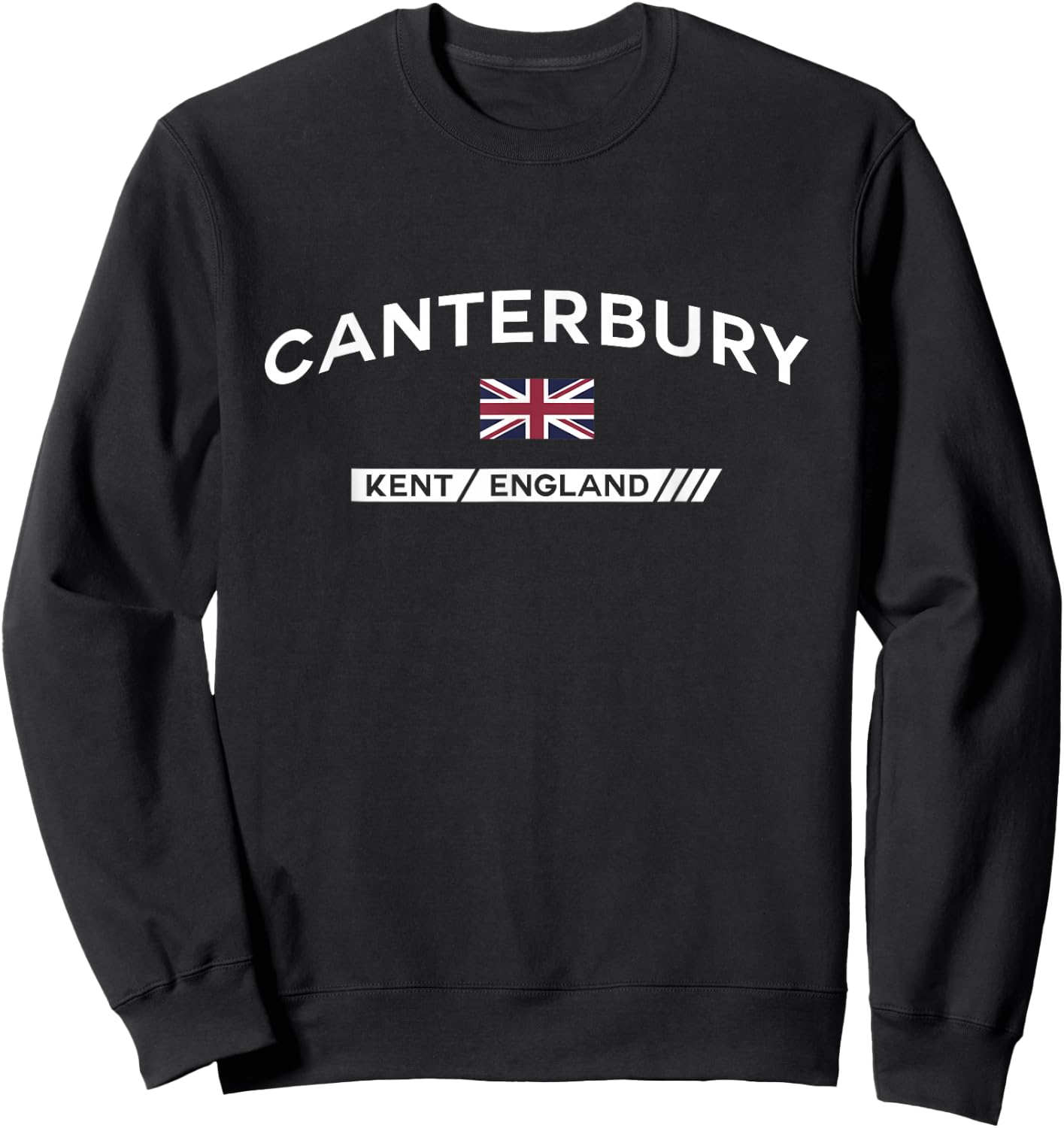 Canterbury, Kent, England UK Sweatshirt - Sweatshirt | Black
