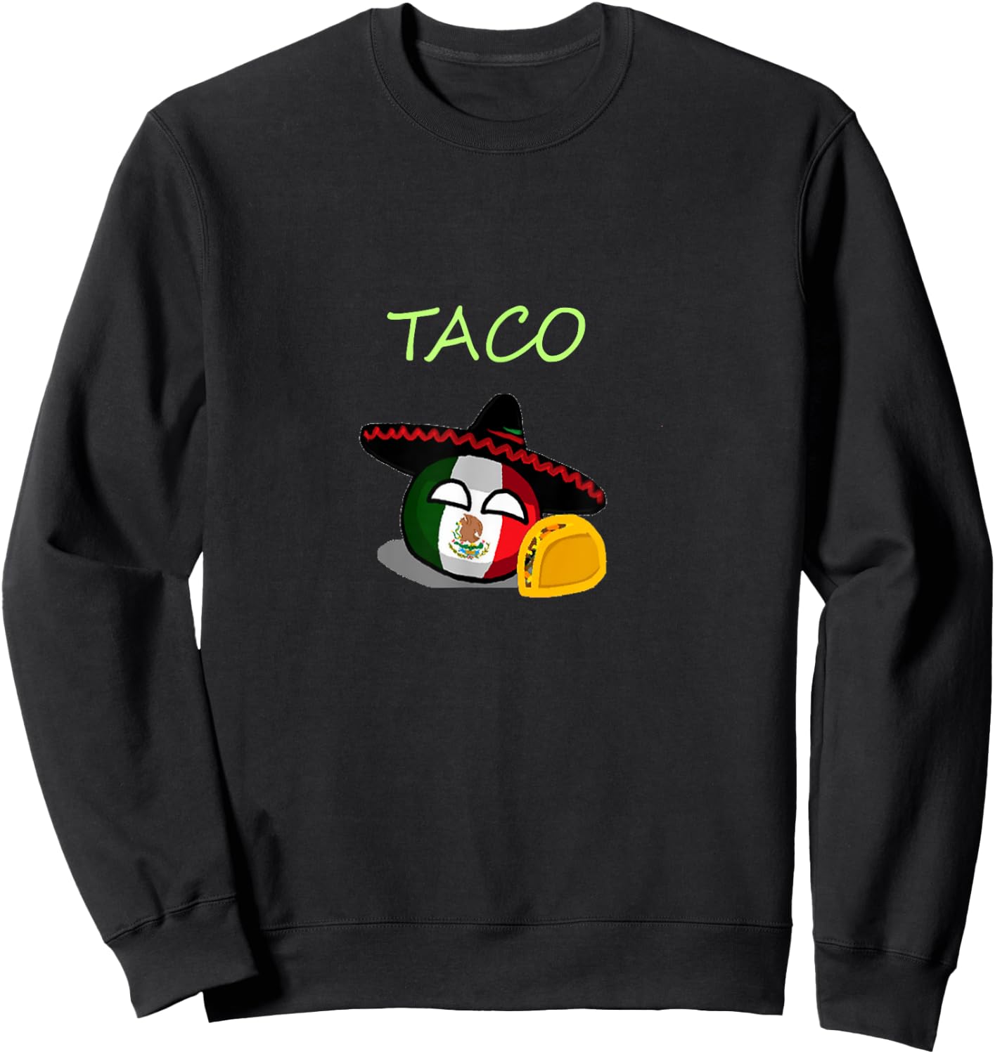 countryballs Mexico Sweatshirt - Sweatshirt | Black
