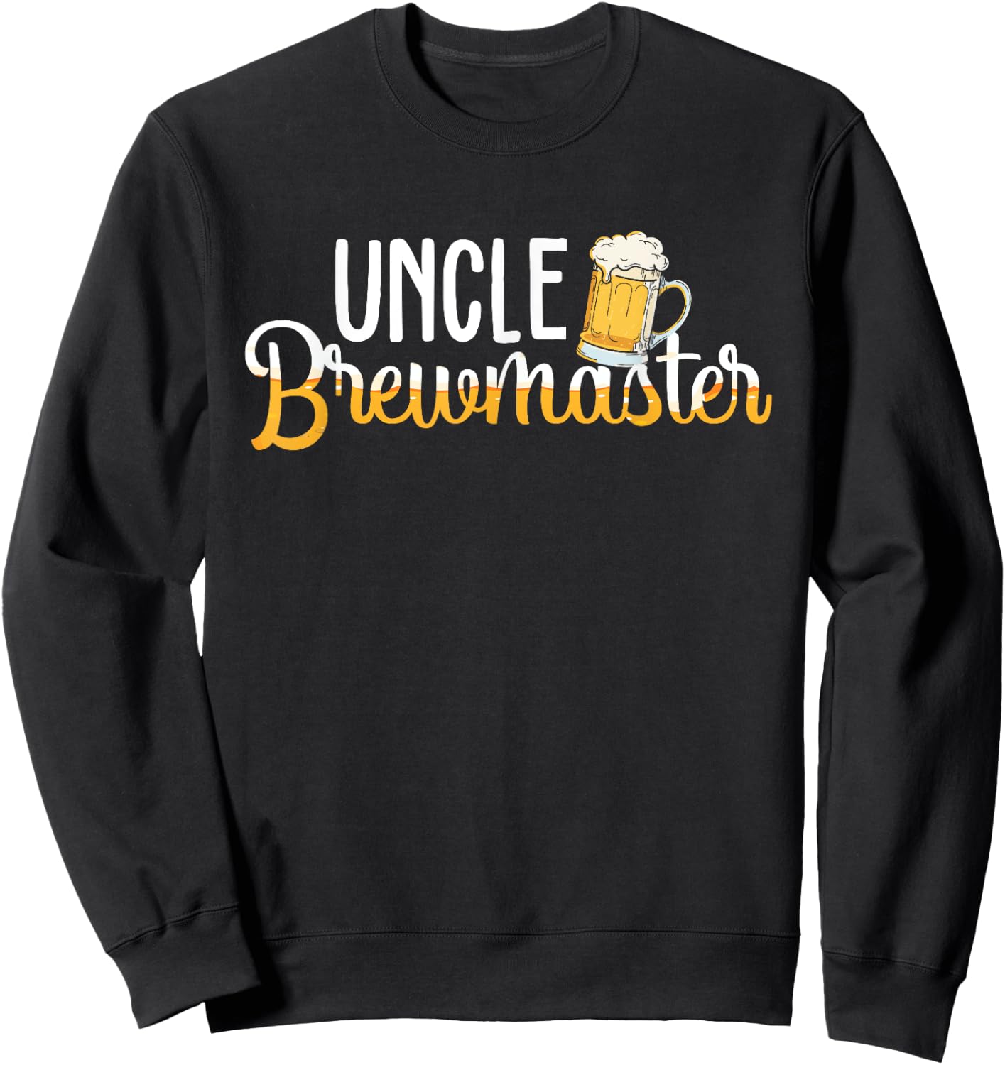 Uncle Brewmaster - Gifts For Beer Brewers Brewmaster Outfit Sweatshirt - Sweatshirt | Black