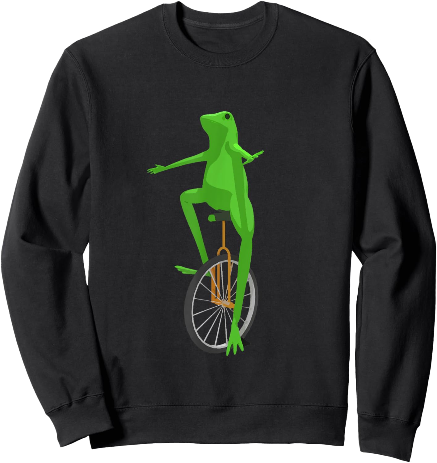 Here Come Dat Boi: Oh sh__ waddup Meme Sweatshirt - Sweatshirt | Black