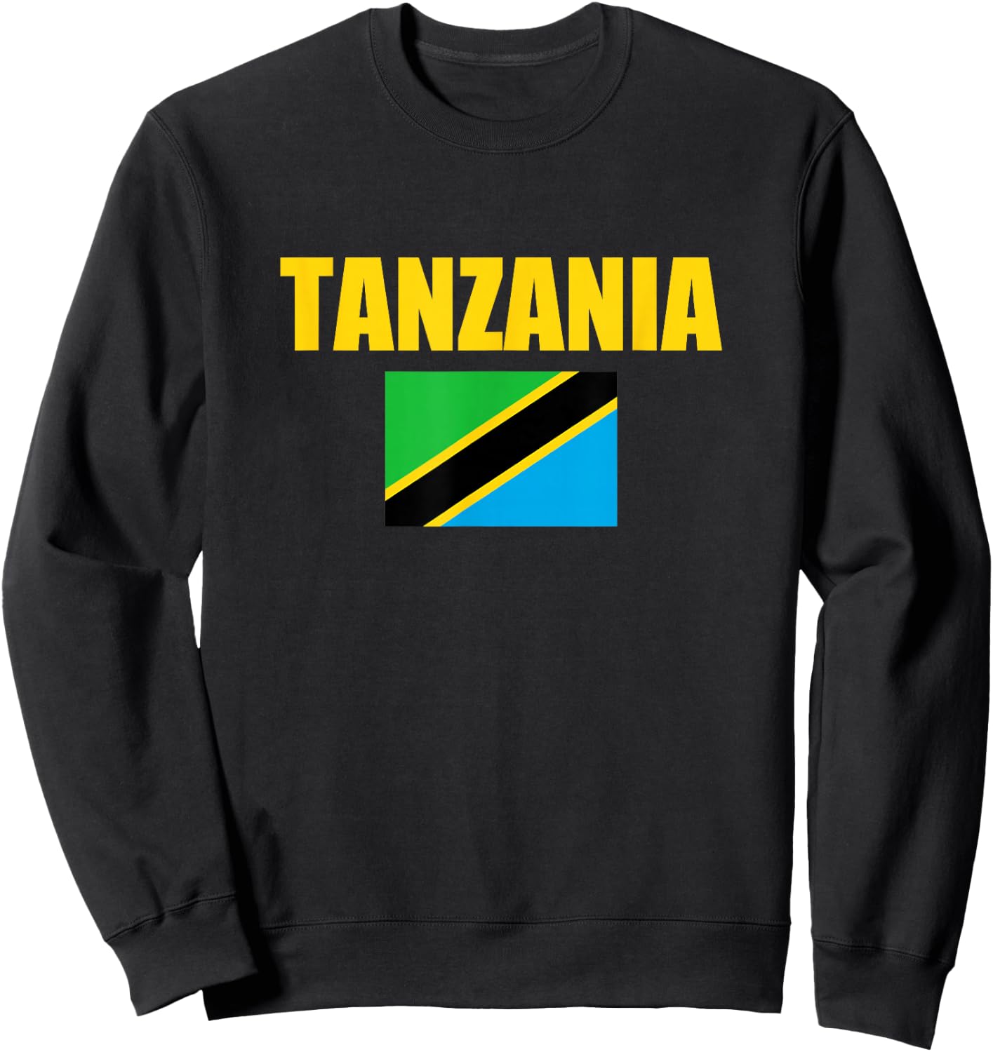 Tanzania Flag for real Patriots Tanzania Sweatshirt - Sweatshirt | Black