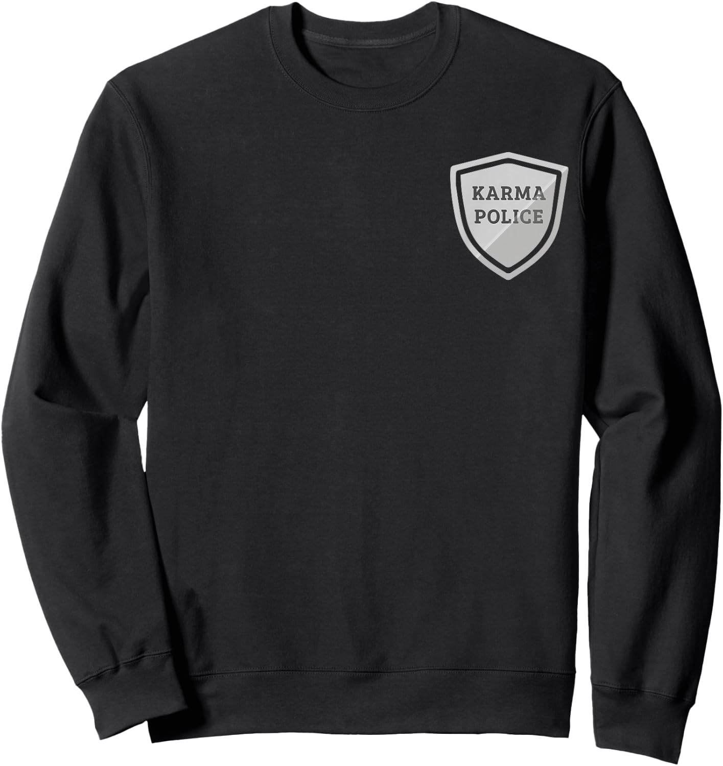 Karma Police Sweatshirt - Sweatshirt | Black