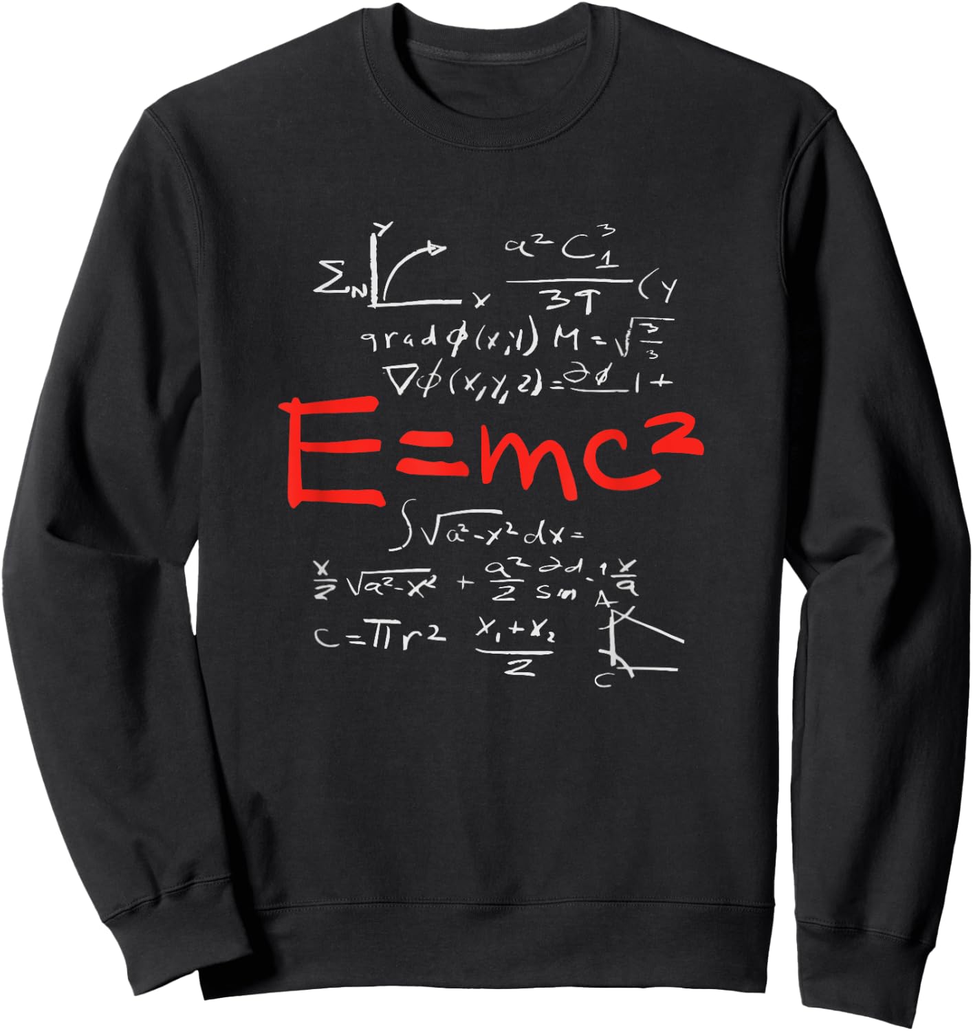 Relativity theory E = mc2 theory equation physics study Sweatshirt - Sweatshirt | Black