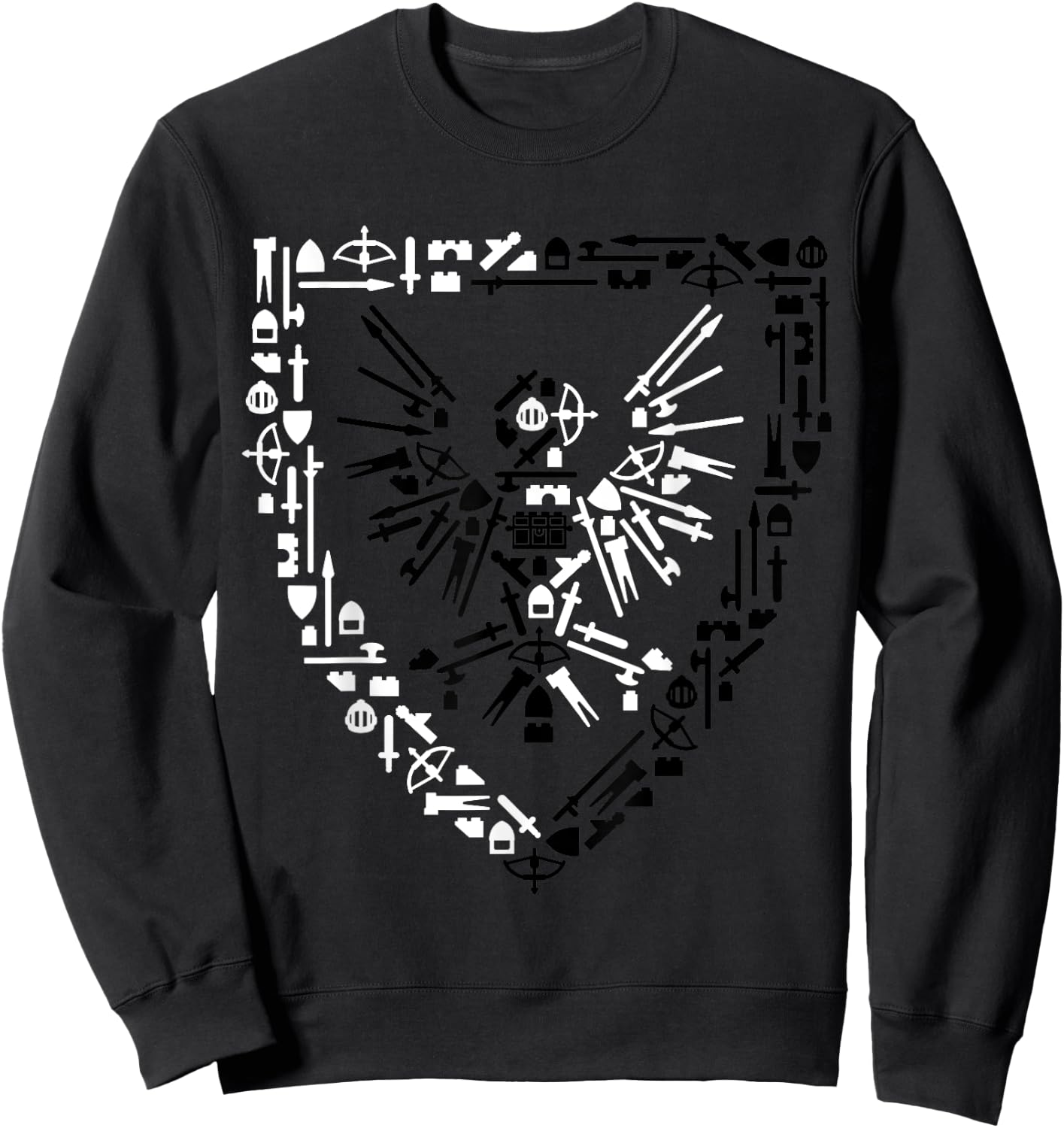 AFOL Black Falcons Castle shirt Sweatshirt - Sweatshirt | Black