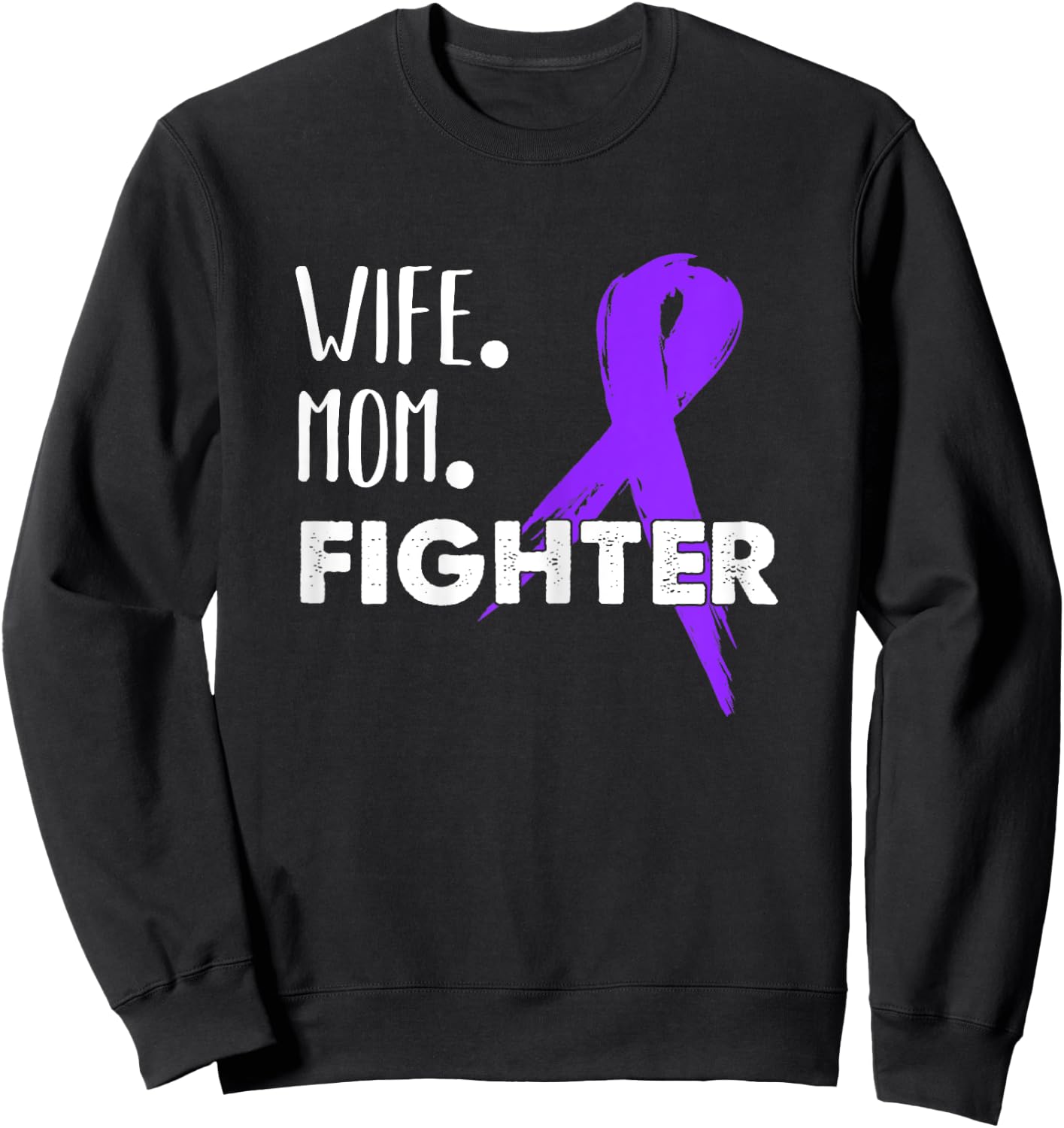 Pancreatic Cancer Awareness Design Gift Support For Moms Sweatshirt - Sweatshirt | Black