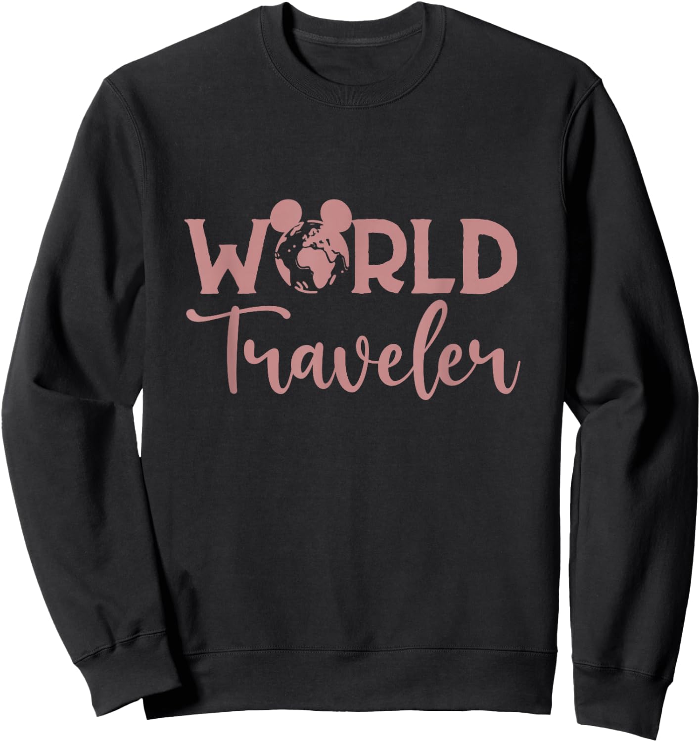 World Traveler, Vacation Trip, Travel Sweatshirt - Sweatshirt | Black