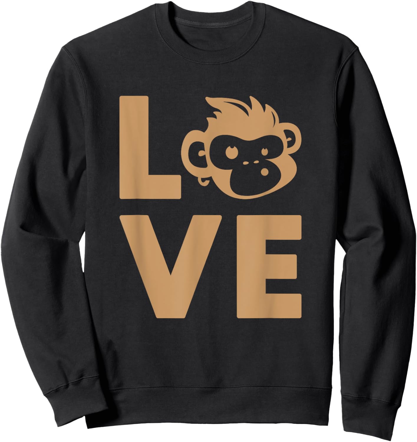 Love Monkey Sweatshirt - Sweatshirt | Black