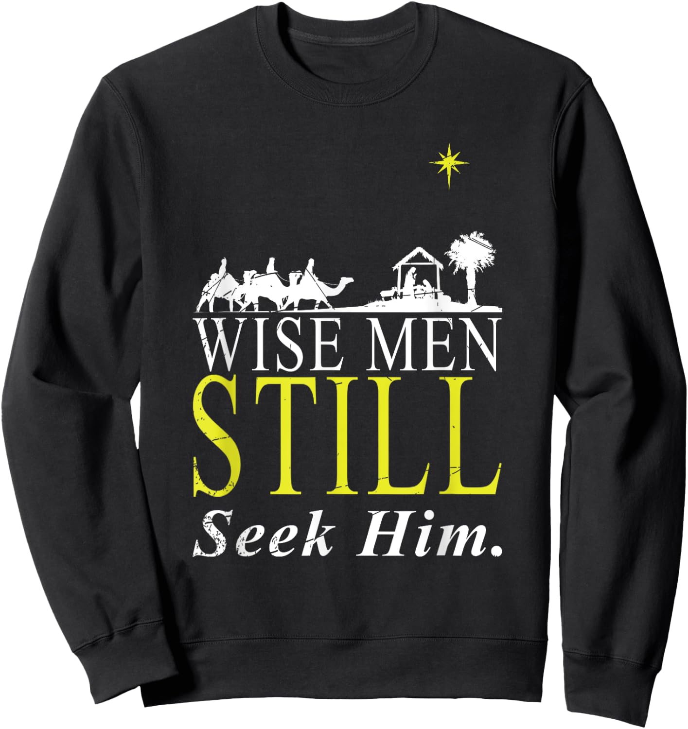 Jesus Christ Devotee Christianity Faith Men Gift Prayer Sweatshirt - Sweatshirt | Black