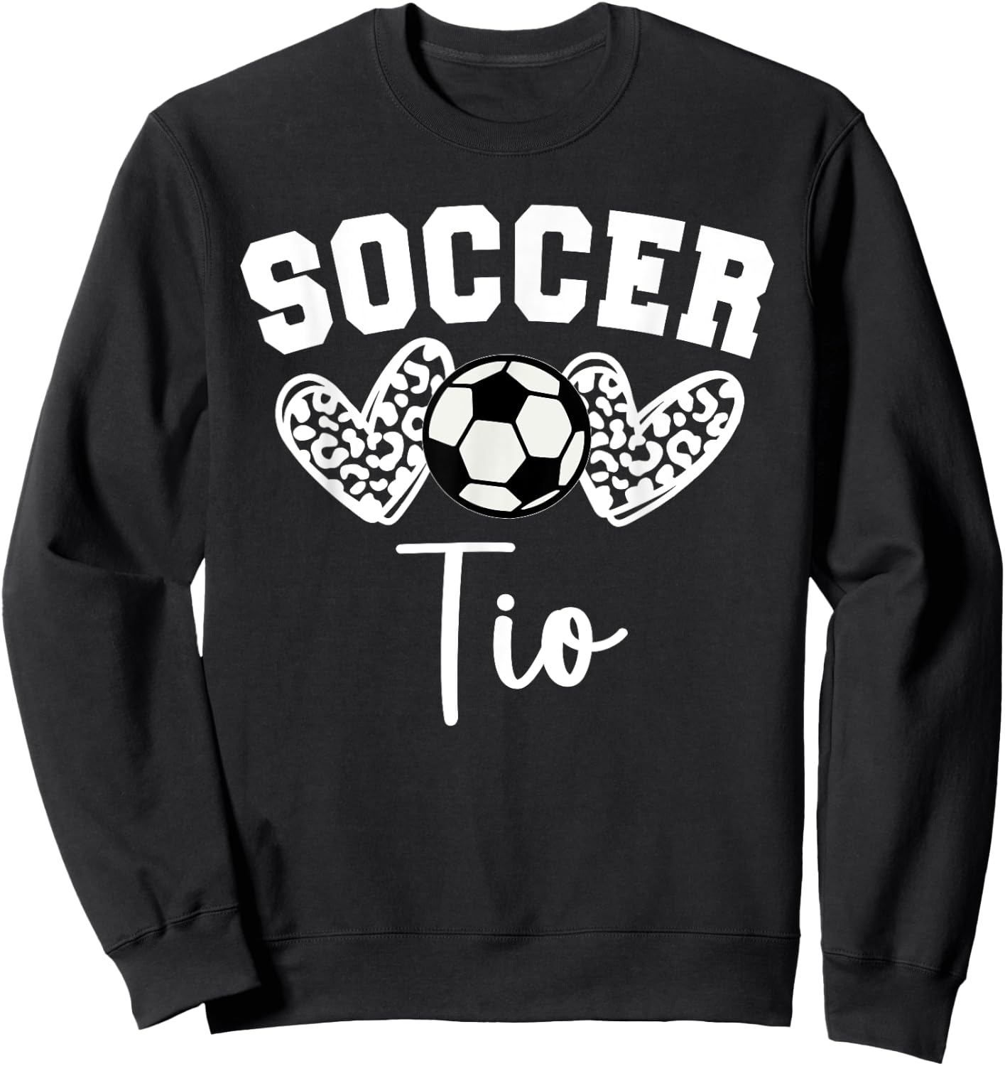 Soccer Tio Matching Family Soccer Sweatshirt - Sweatshirt | Black