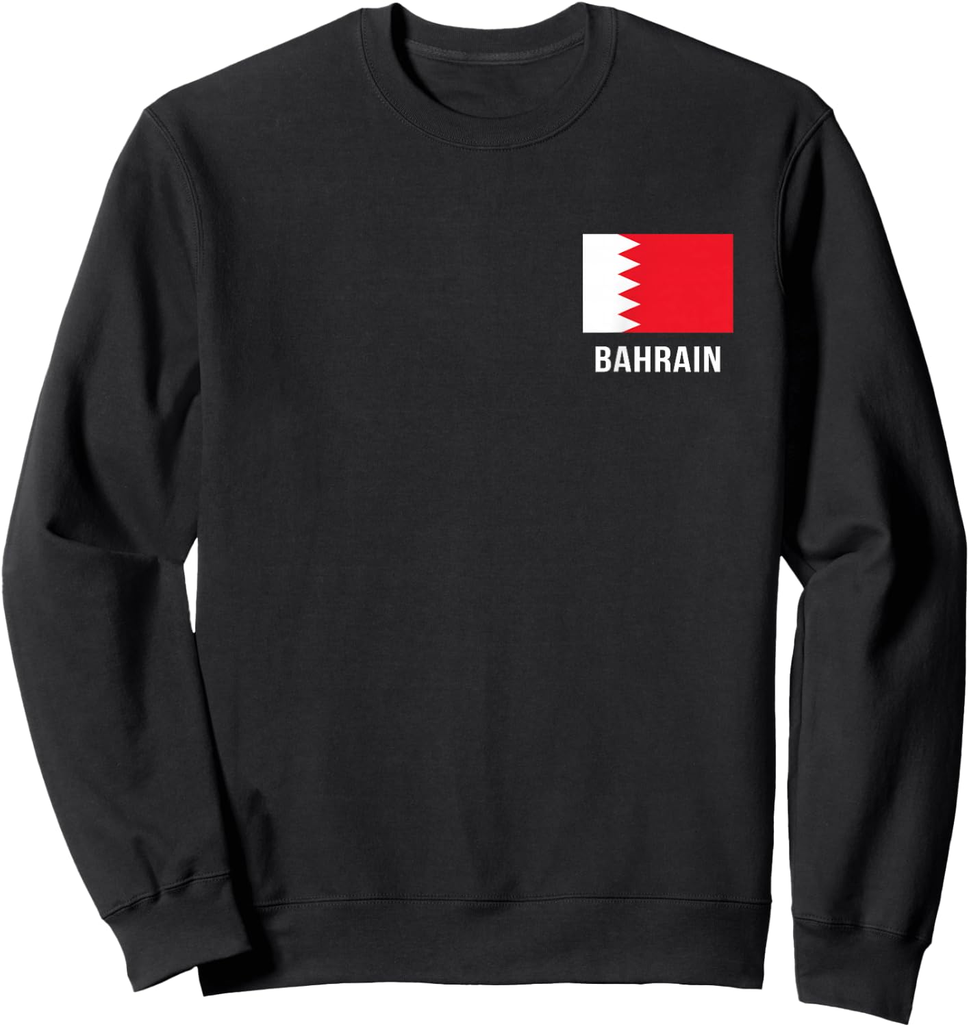 Bahrain Flag Shirt | Bahraini Sweatshirt - Sweatshirt | Black