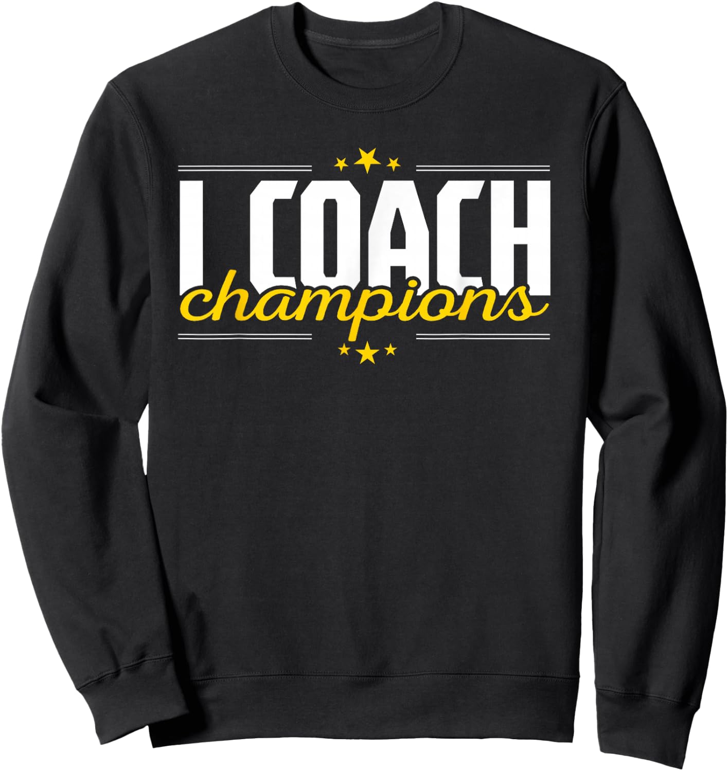 Cool I Coach Champions Coaching Training Fitness Coaches Sweatshirt - Sweatshirt | Black
