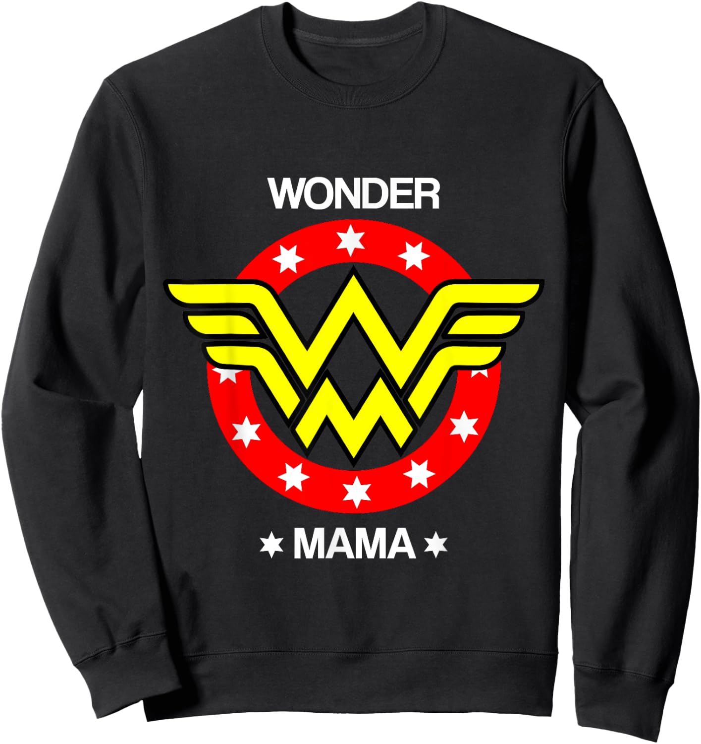 Wonder Mama Women for Occasions Sweatshirt - Sweatshirt | Black