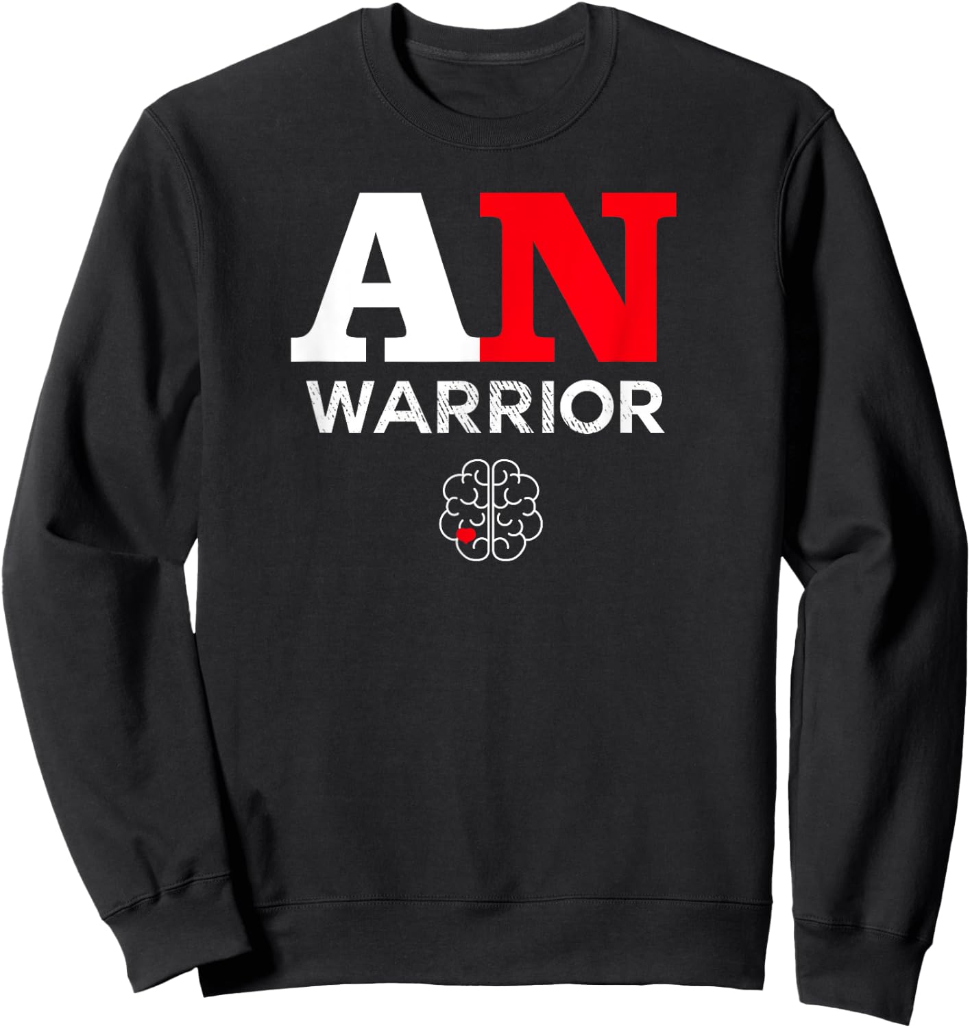 Brain Tumor Awareness Acoustic Neuroma Fighter Gift Sweatshirt - Sweatshirt | Black