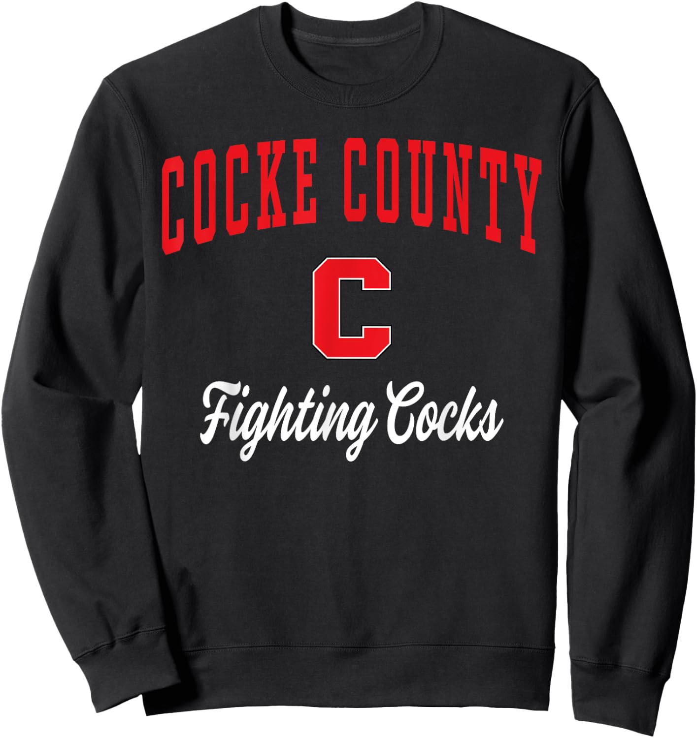 Cocke County High School Fighting Cocks Sweatshirt - Sweatshirt | Black