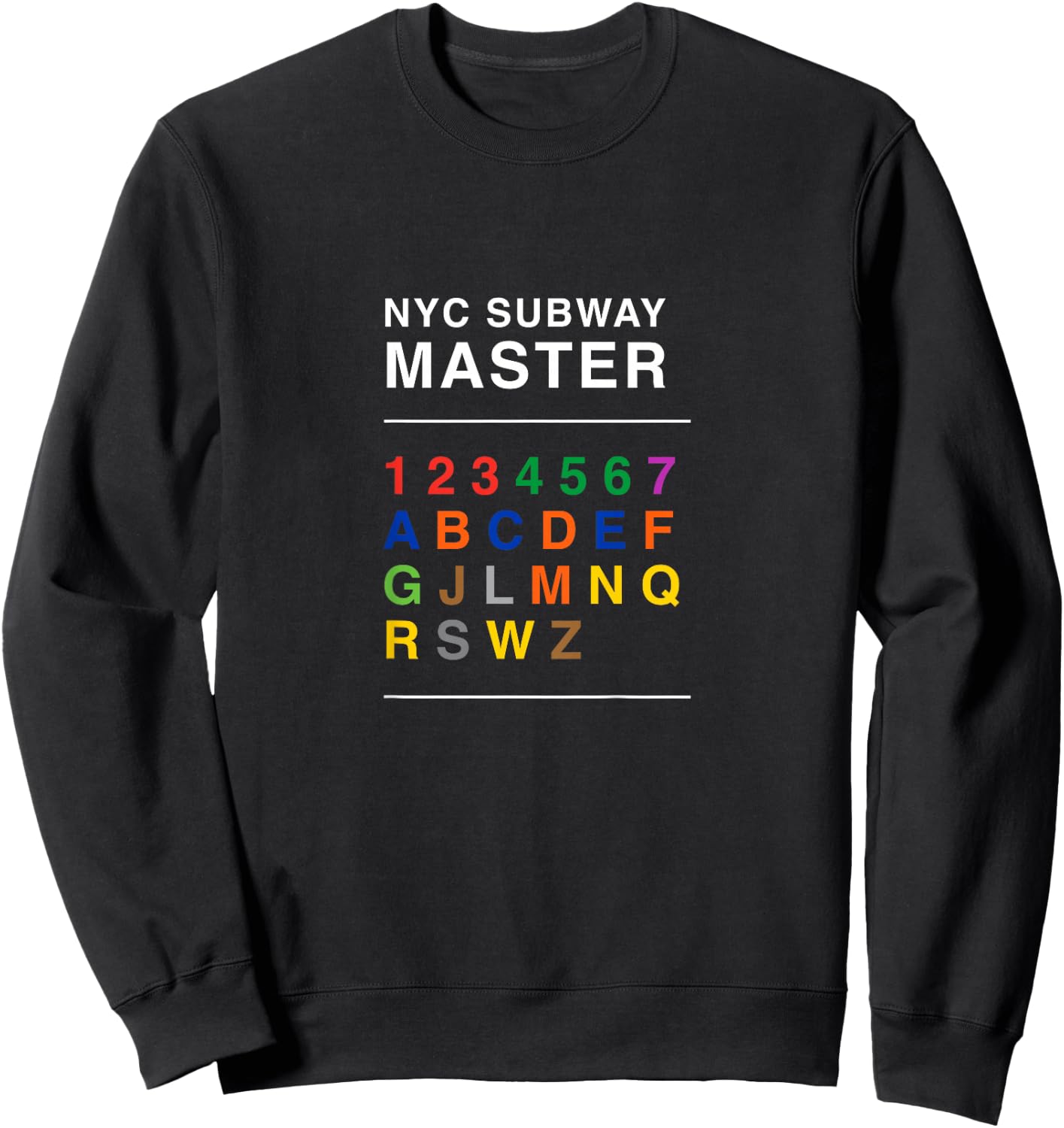 Kids Kids NYC Subway Master Sweatshirt - Sweatshirt | Black