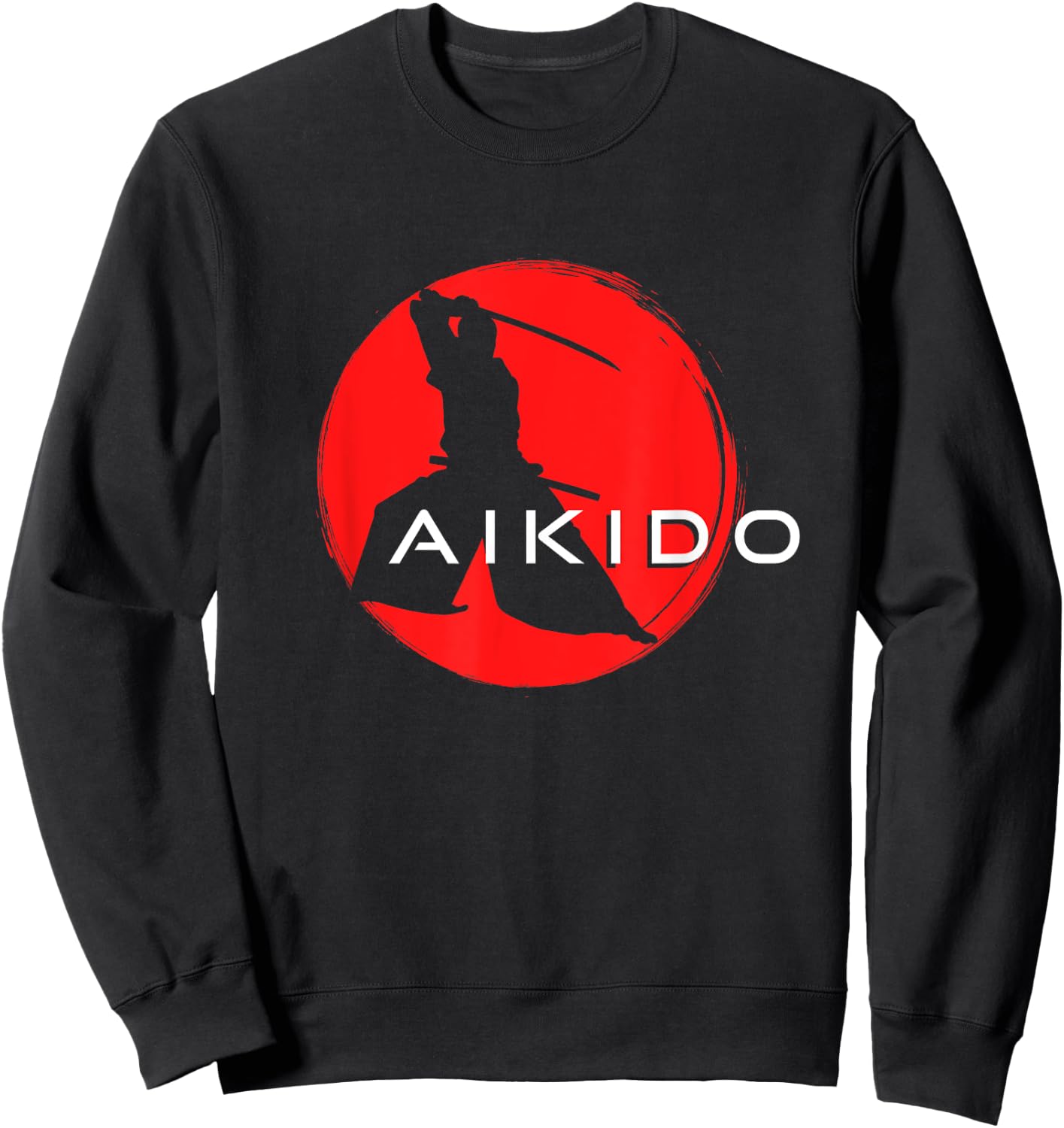 Japanese Aikido Samurai Martial Arts Sweatshirt - Sweatshirt | Black