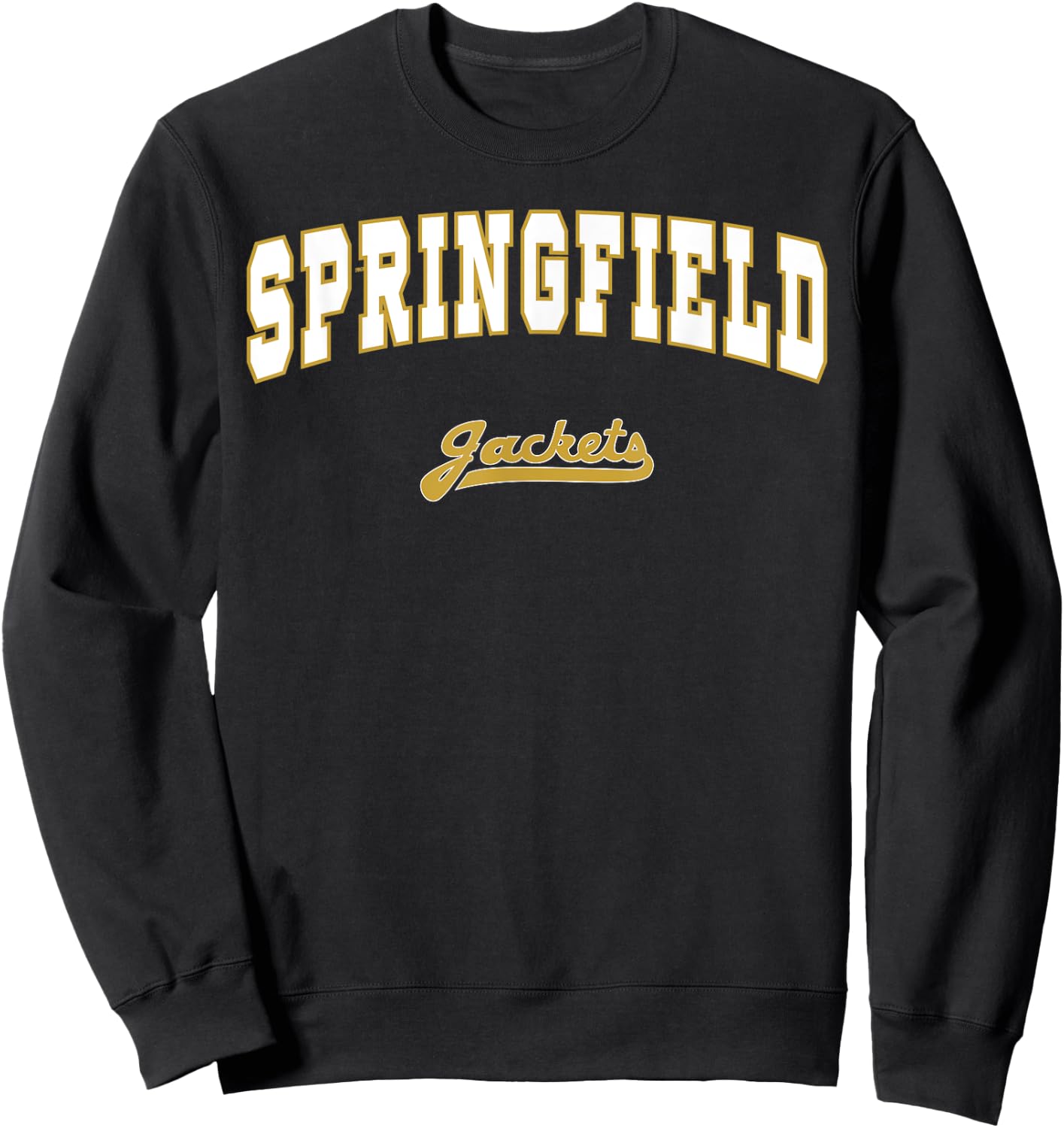 Springfield High School Yellowjackets Sweatshirt - Sweatshirt | Black