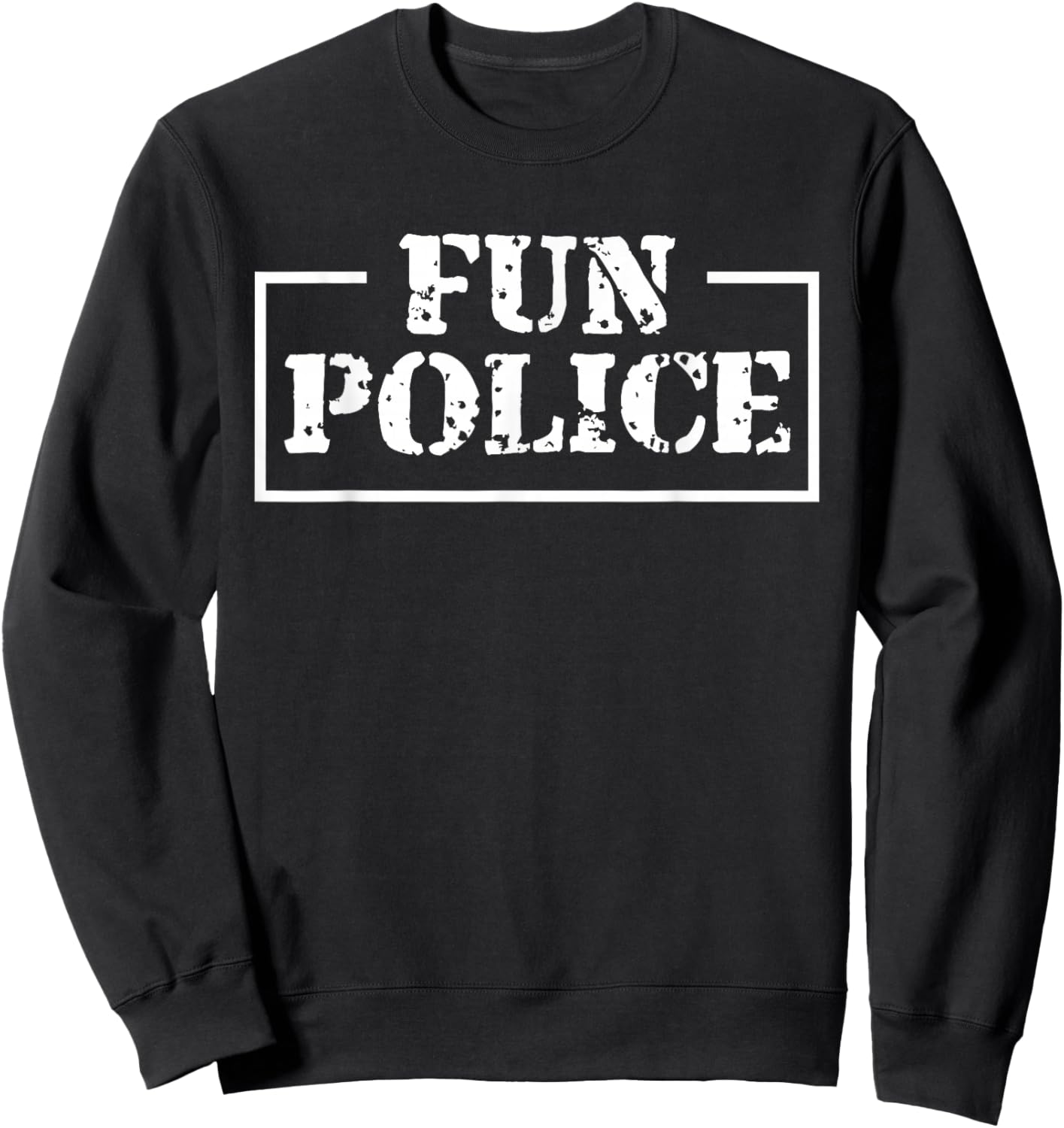 Dance Chaperone Fun Police Dancing Sheriff State Cop Sweatshirt - Sweatshirt | Black