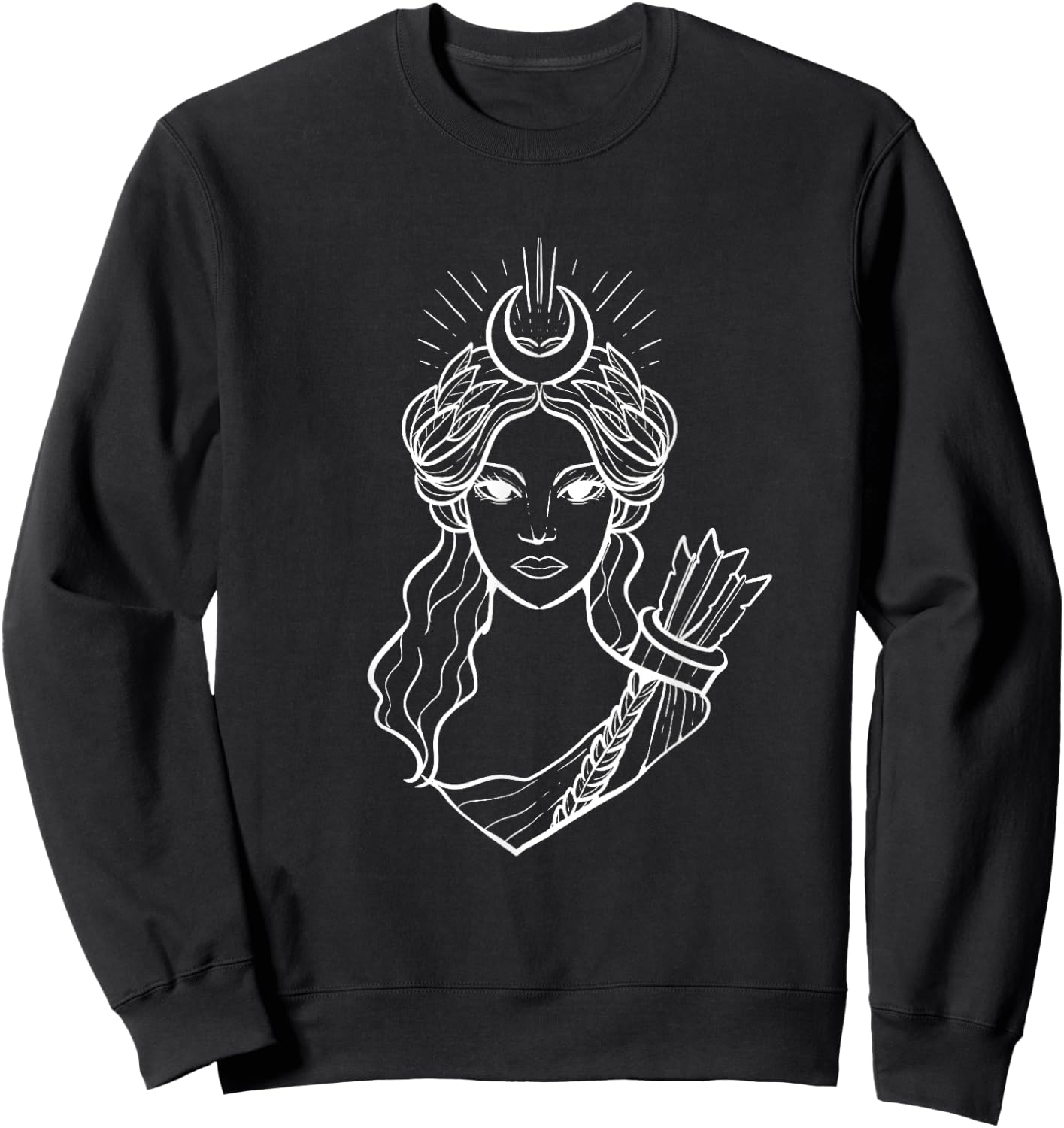 Artemis Hunt Goddess Mythology Fan And Hunter Sweatshirt - Sweatshirt | Black