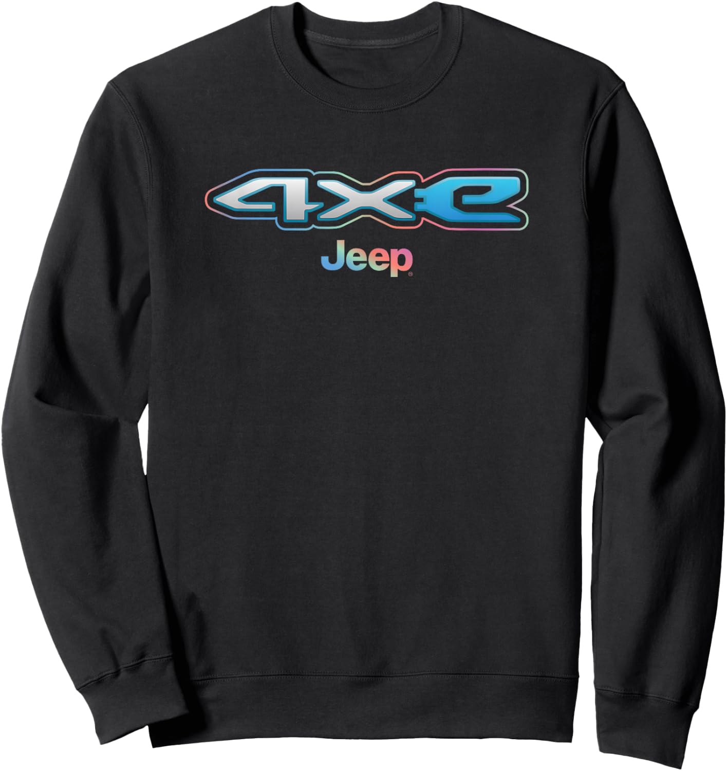 Jeep 4xe Multi-Color Sweatshirt - Sweatshirt | Black