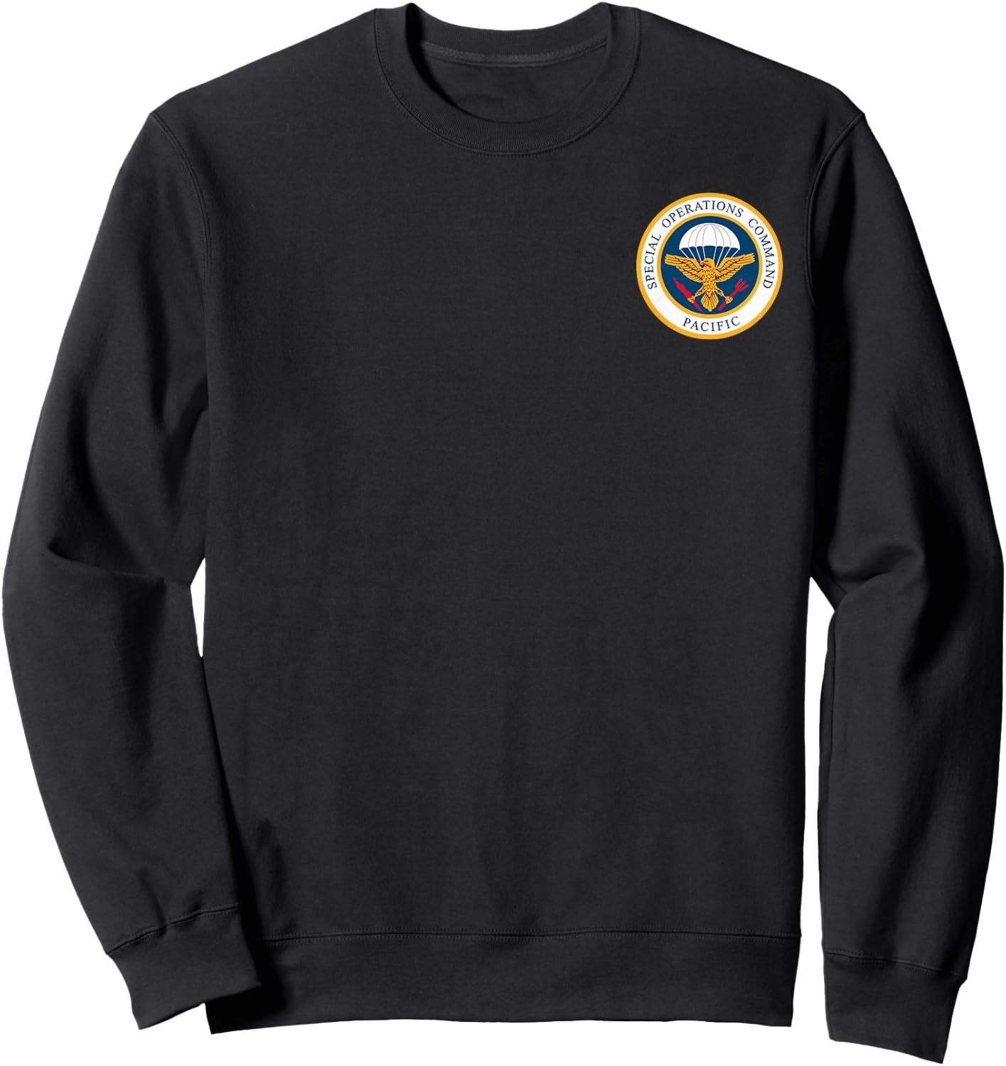 Special Operations Command Pacific SOCPAC Military Patch Sweatshirt - Sweatshirt | Black