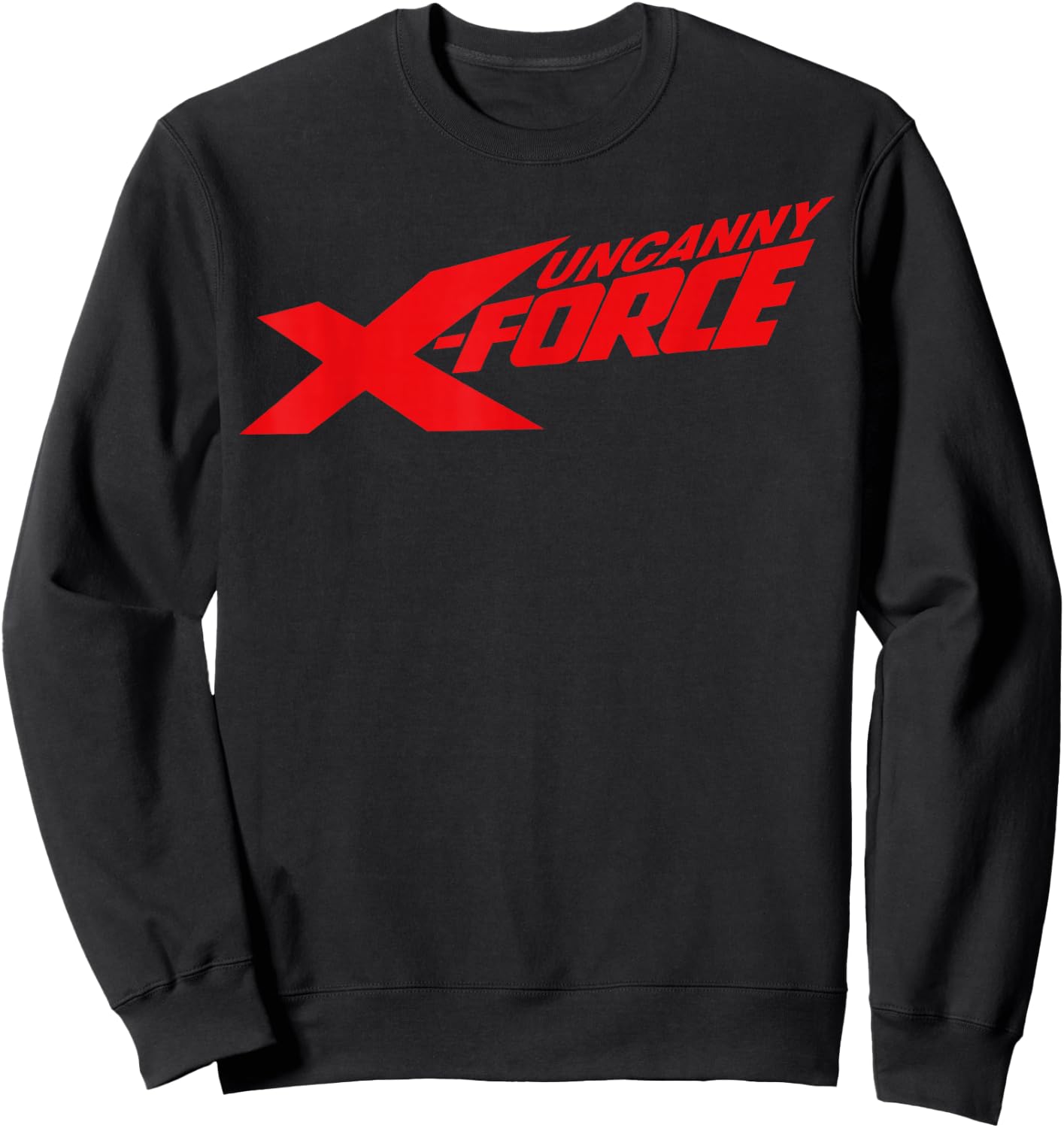 Marvel Uncanny X-Force Red Logo Sweatshirt - Sweatshirt | Black