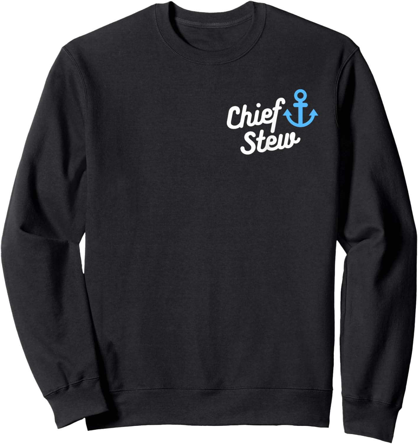 Chief Stew - Yacht Crew Uniform (Chief stewardess) Sweatshirt - Sweatshirt | Black