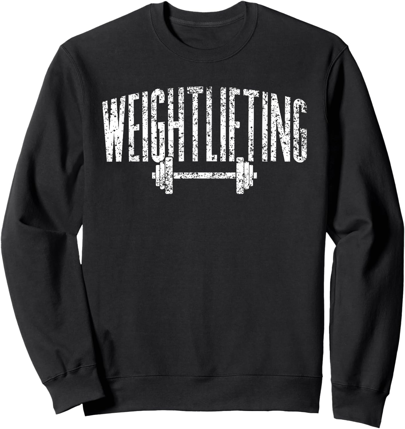 Weightlifting Gym Lift Workout Sweatshirt - Sweatshirt | Black