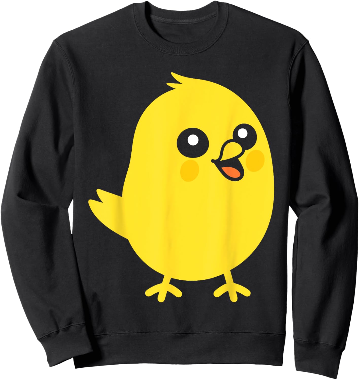 Simple Cute Minimalist Canary Bird Little Baby Canary Sweatshirt - Sweatshirt | Black