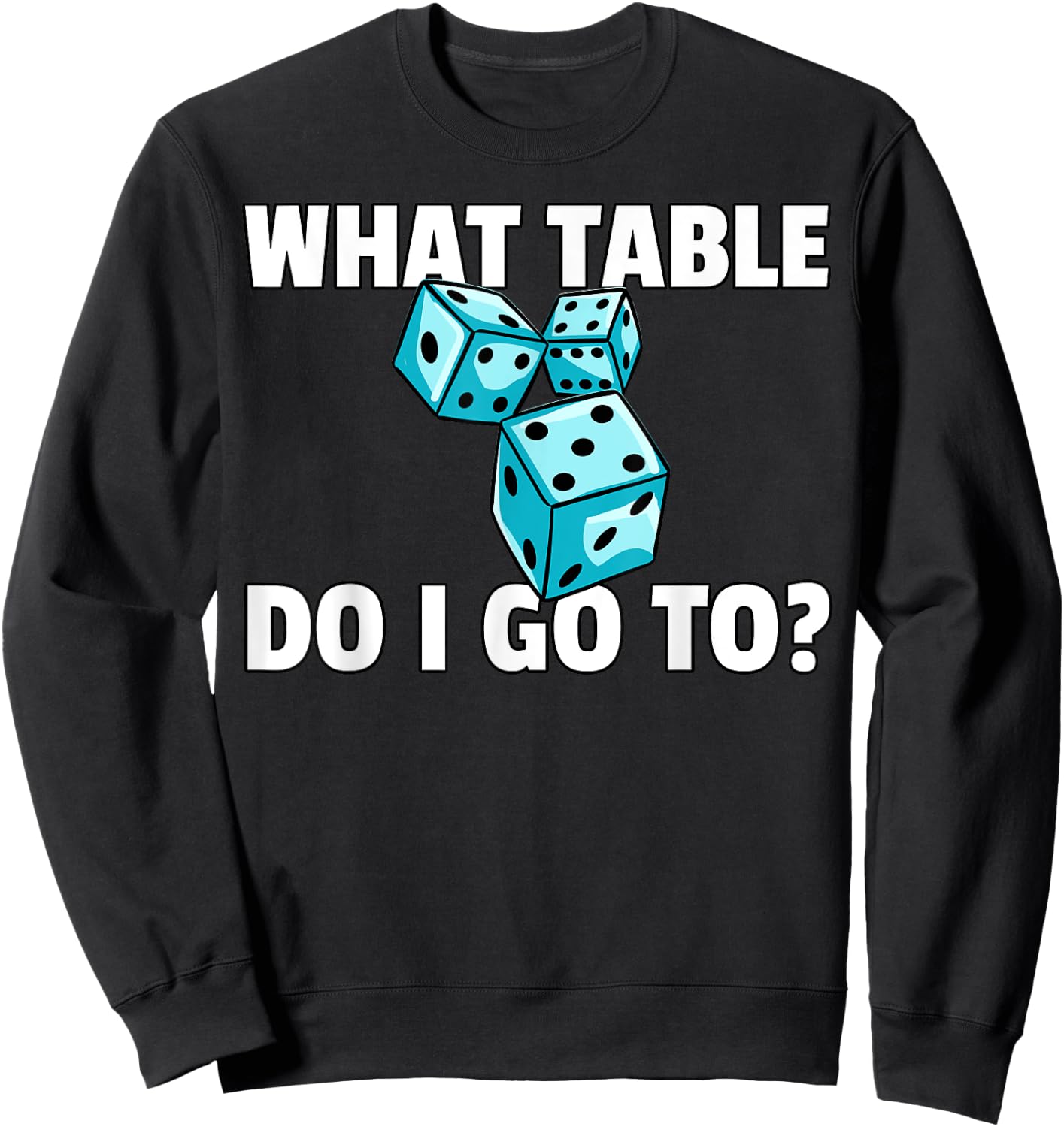 Bunco For Bunco Players Sweatshirt - Sweatshirt | Black