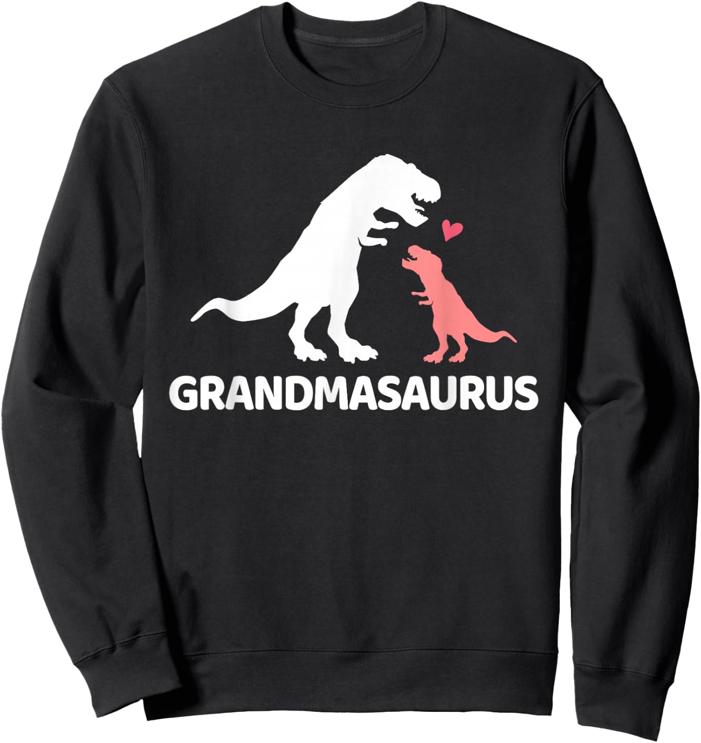 Grandmasaurus Grandma Dinosaur Small Sweatshirt - Sweatshirt | Black
