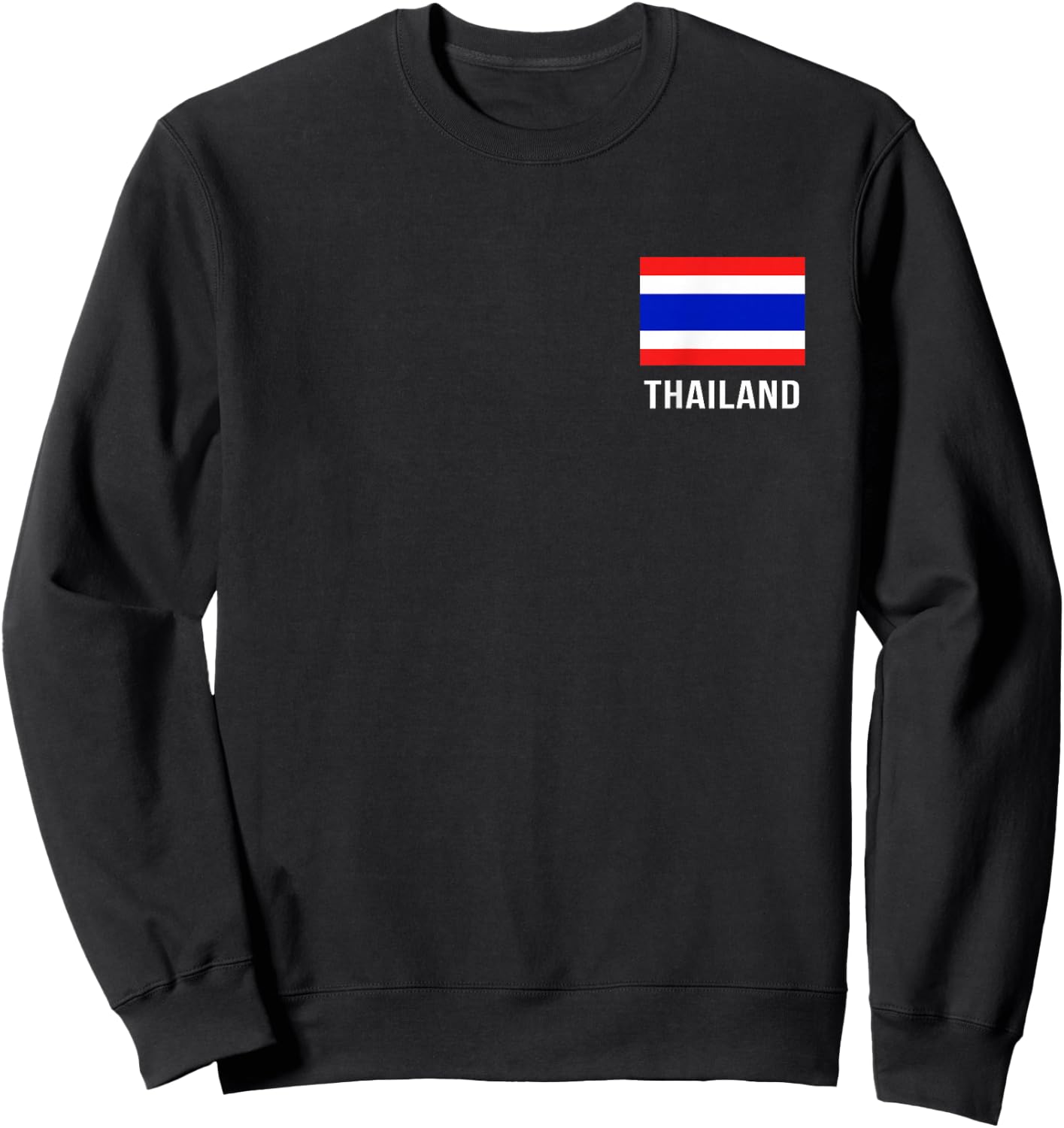 Thailand Flag Shirt | Thai Sweatshirt - Sweatshirt | Black