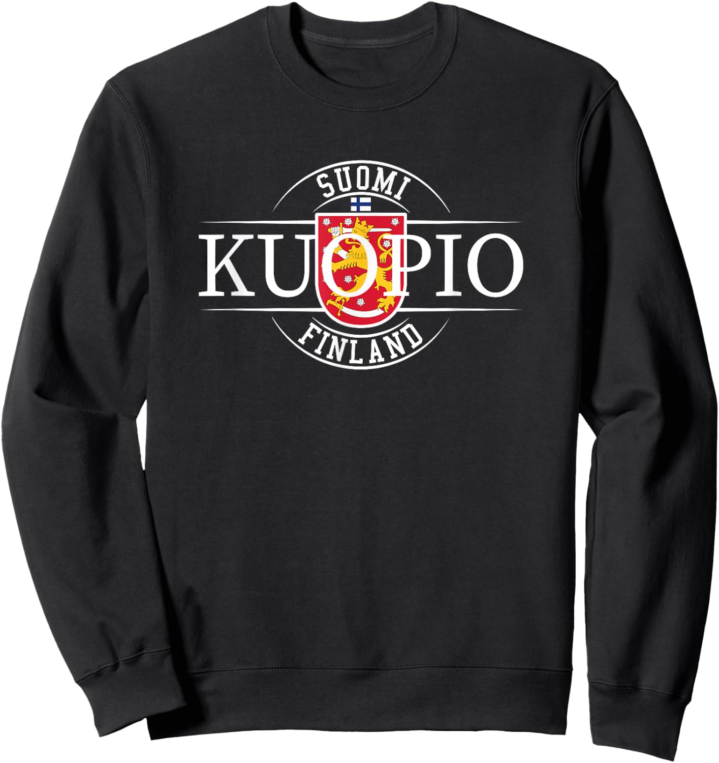 Kuopio Finland Suomi Sweatshirt - Sweatshirt | Black