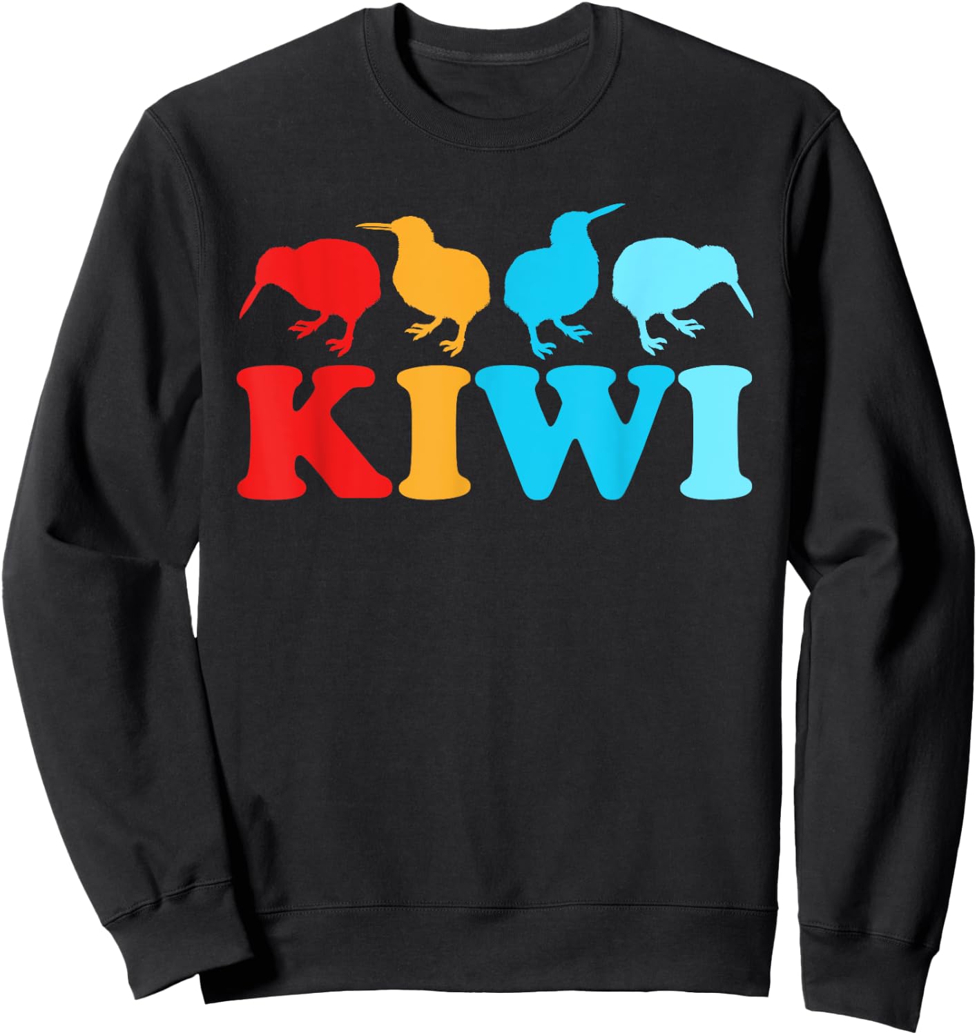 Kiwi Squad New Zealand Kiwi Bird Sweatshirt - Sweatshirt | Black