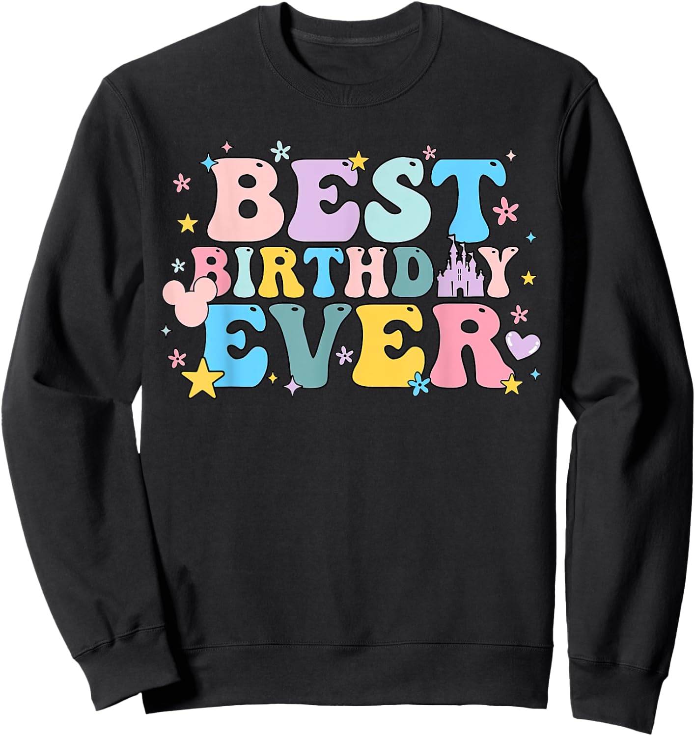 Best Birthday Ever Shirt - Adults' Black Cotton - Short Sleeve - Small - Birthday Occasion Sweatshirt - Sweatshirt | Black