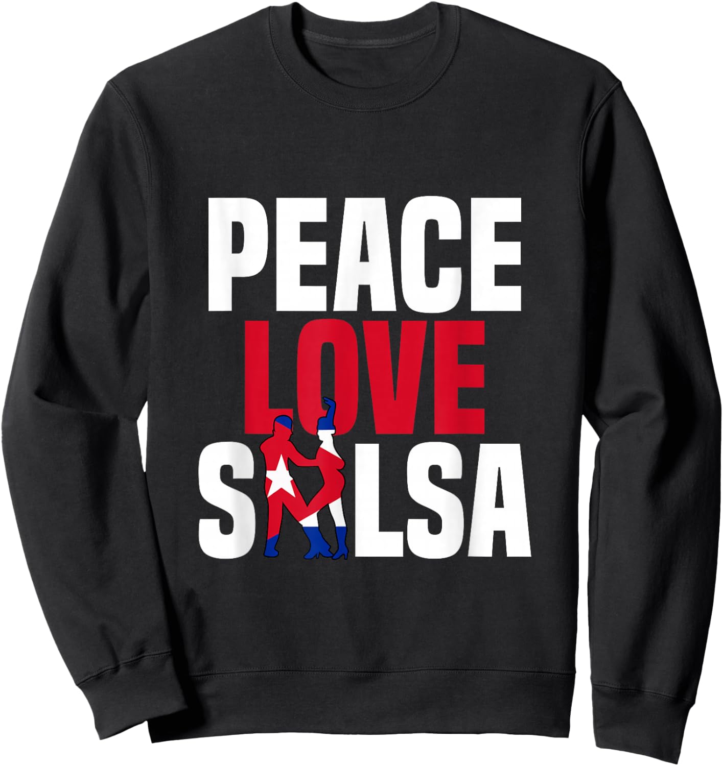 La Salsa Cuban salsa salsa club salsa dance Sweatshirt - Sweatshirt | Black